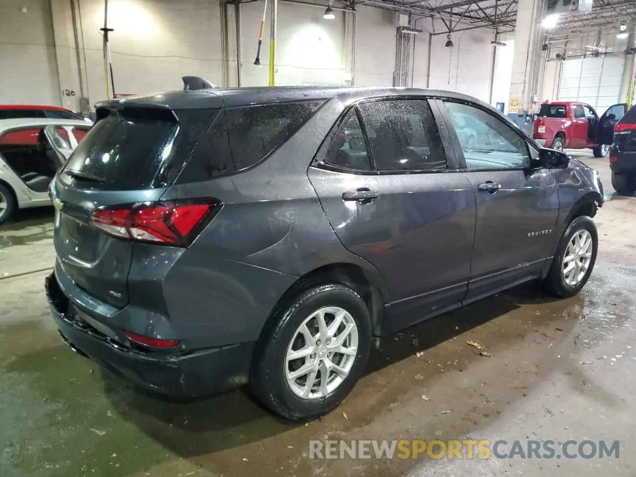 3 fotografías del automóvil dañado 3GNAXSEVXNS222942 CHEVROLET EQUINOX 2022