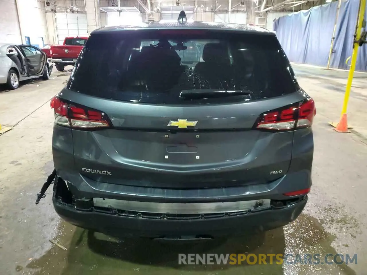 6 fotografías del automóvil dañado 3GNAXSEVXNS222942 CHEVROLET EQUINOX 2022