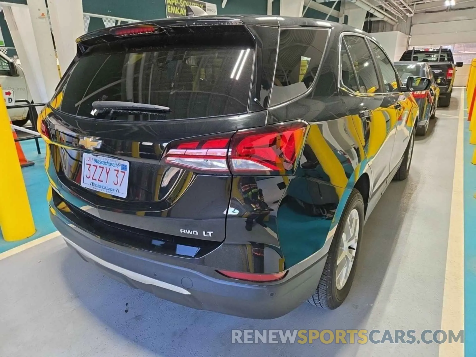 4 fotografías del automóvil dañado 3GNAXTEV0NL143022 CHEVROLET EQUINOX 2022
