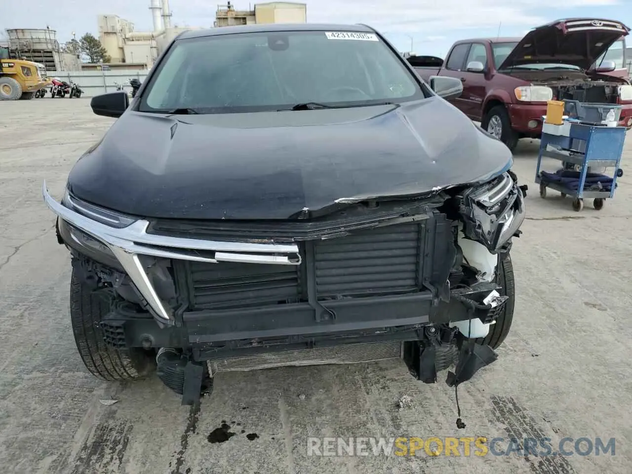5 fotografías del automóvil dañado 3GNAXTEV0NL143473 CHEVROLET EQUINOX 2022