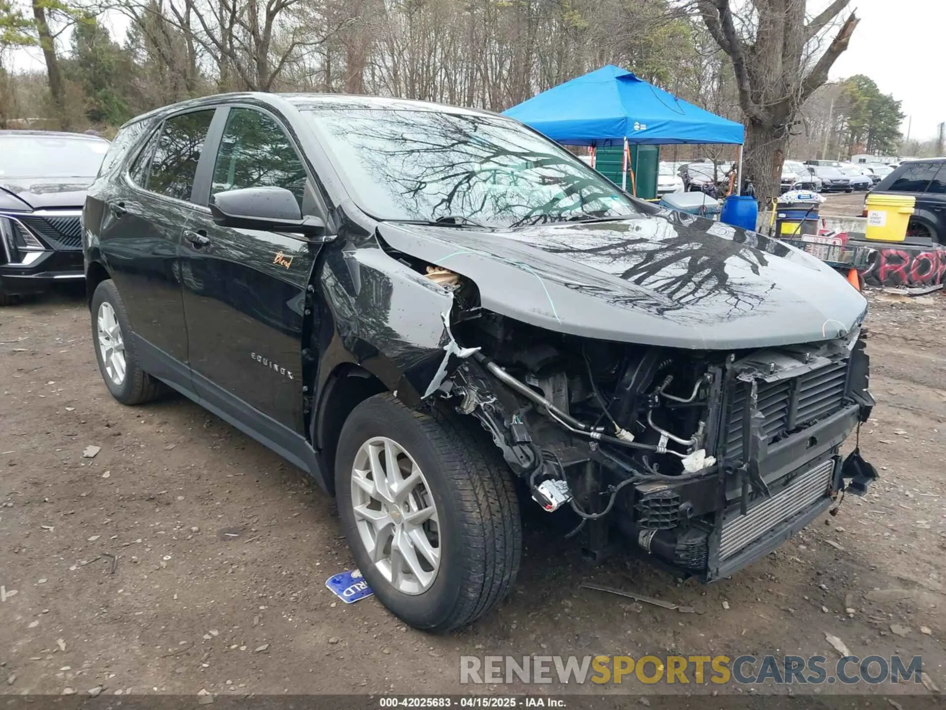 1 fotografías del automóvil dañado 3GNAXTEV6NL179197 CHEVROLET EQUINOX 2022