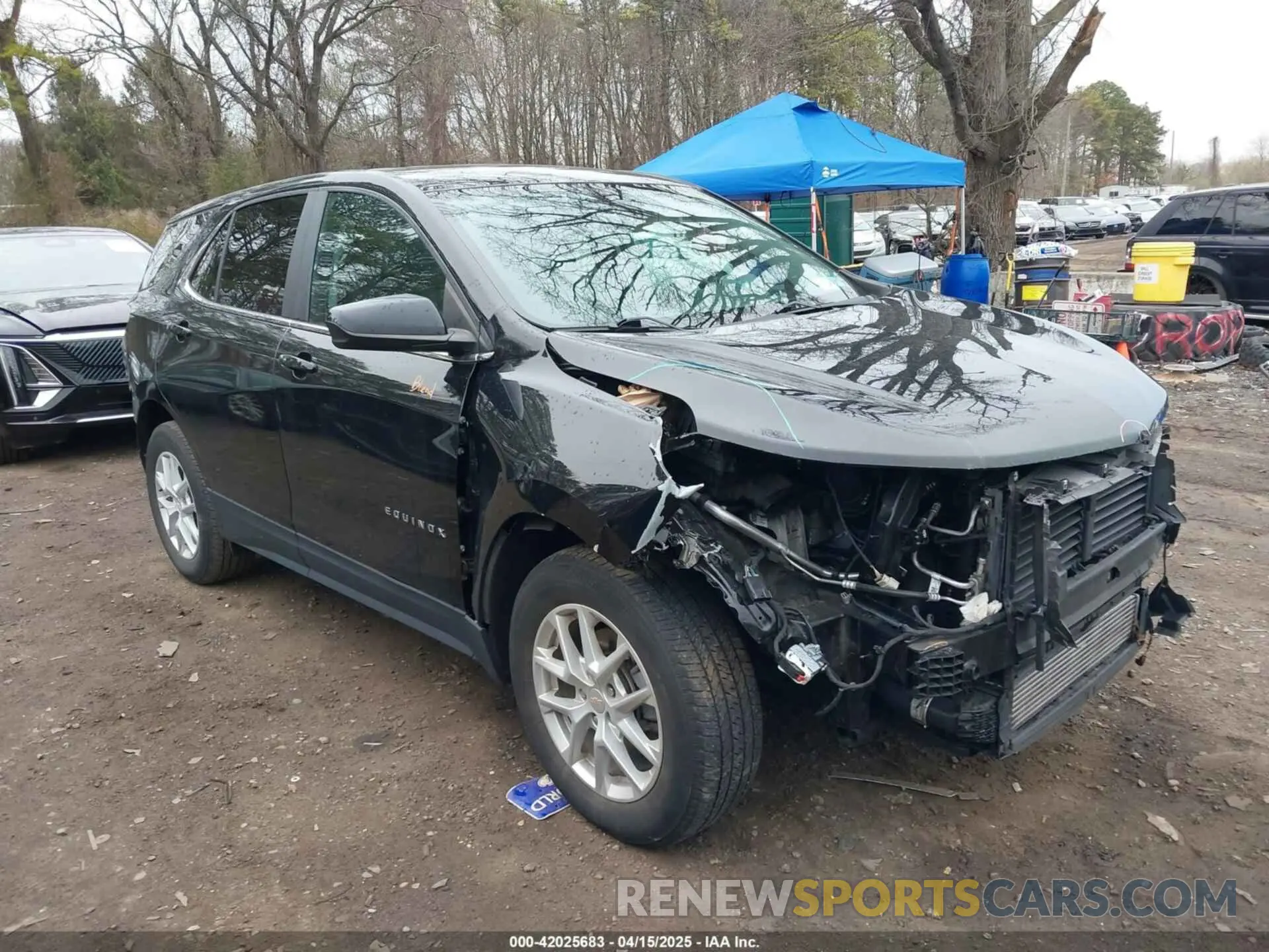 14 fotografías del automóvil dañado 3GNAXTEV6NL179197 CHEVROLET EQUINOX 2022