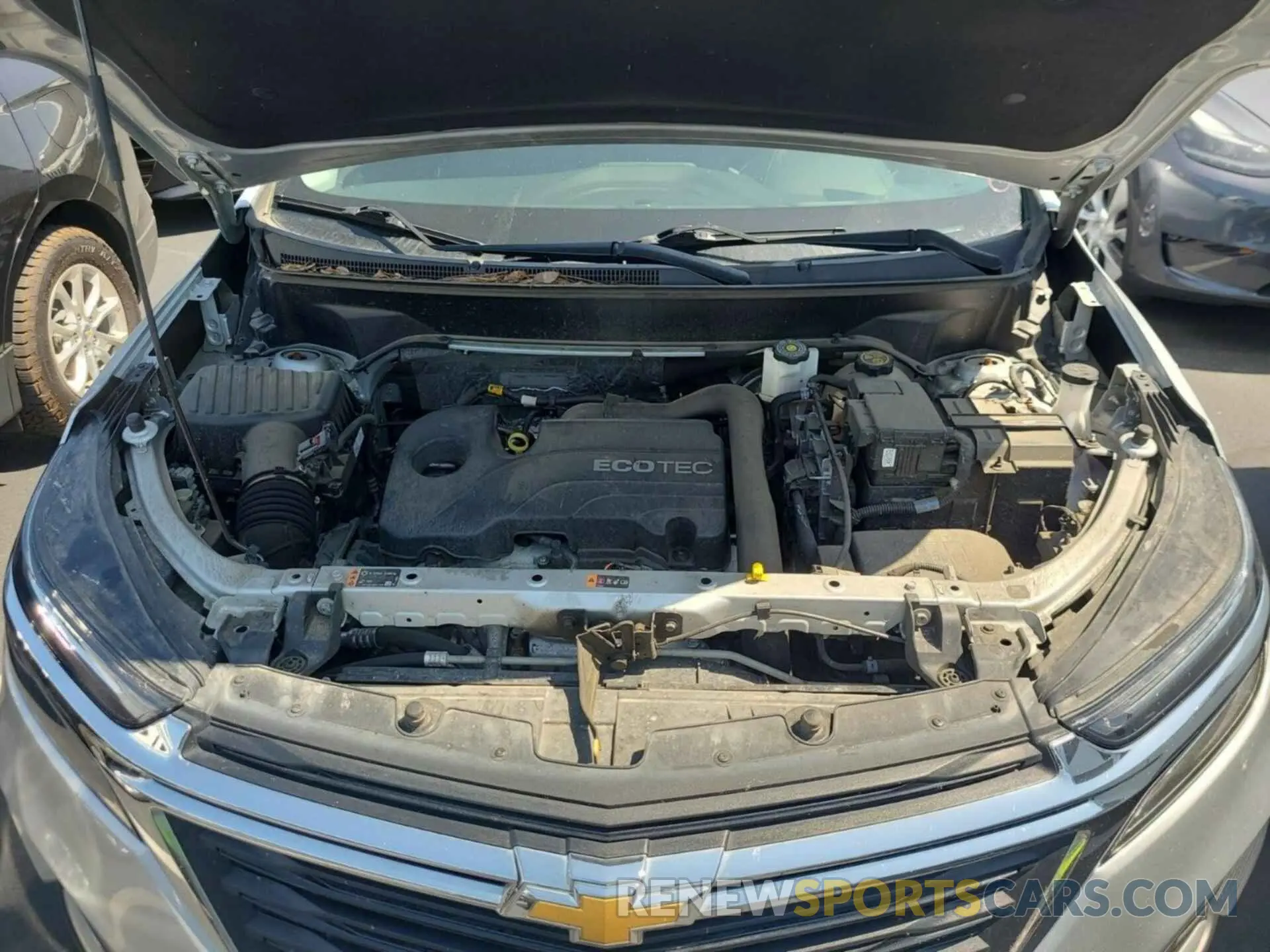 2 fotografías del automóvil dañado 3GNAXTEV8NL143494 CHEVROLET EQUINOX 2022