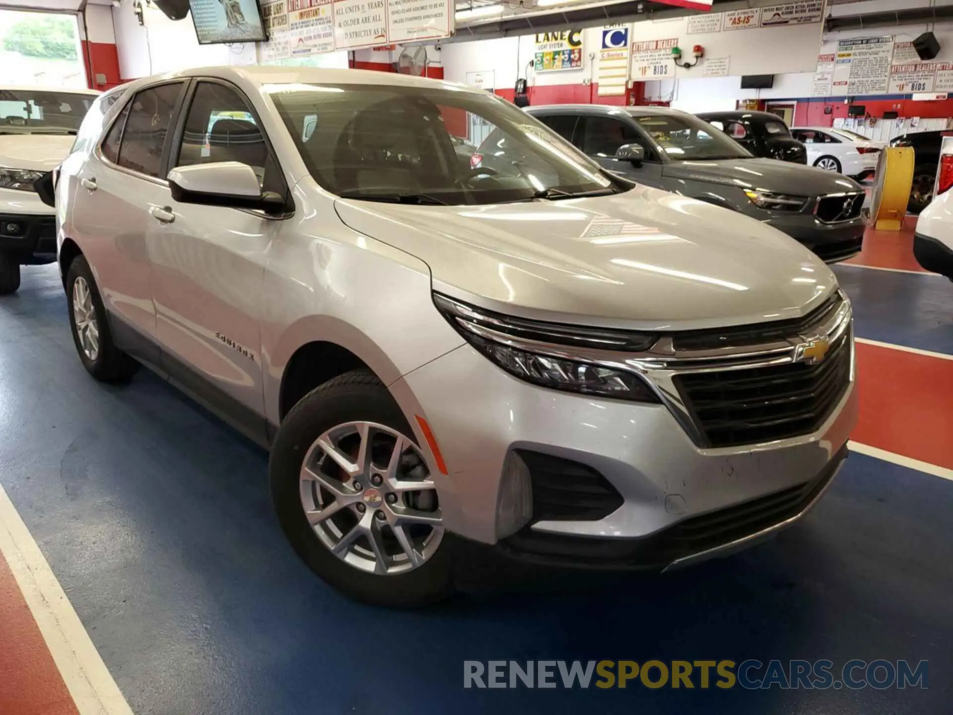 2 fotografías del automóvil dañado 3GNAXTEV9NS133711 CHEVROLET EQUINOX 2022