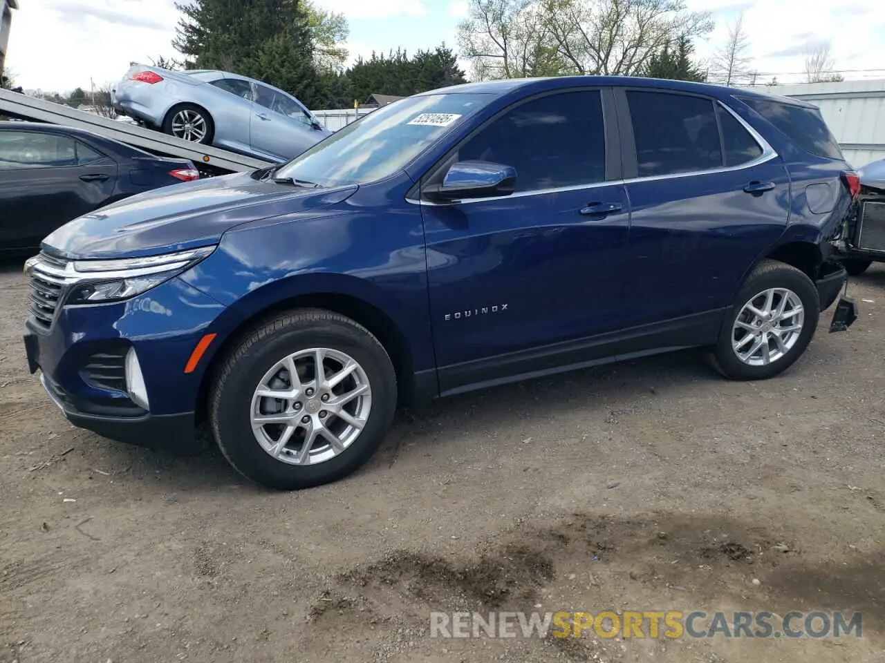 1 fotografías del automóvil dañado 3GNAXUEV0NL159601 CHEVROLET EQUINOX 2022