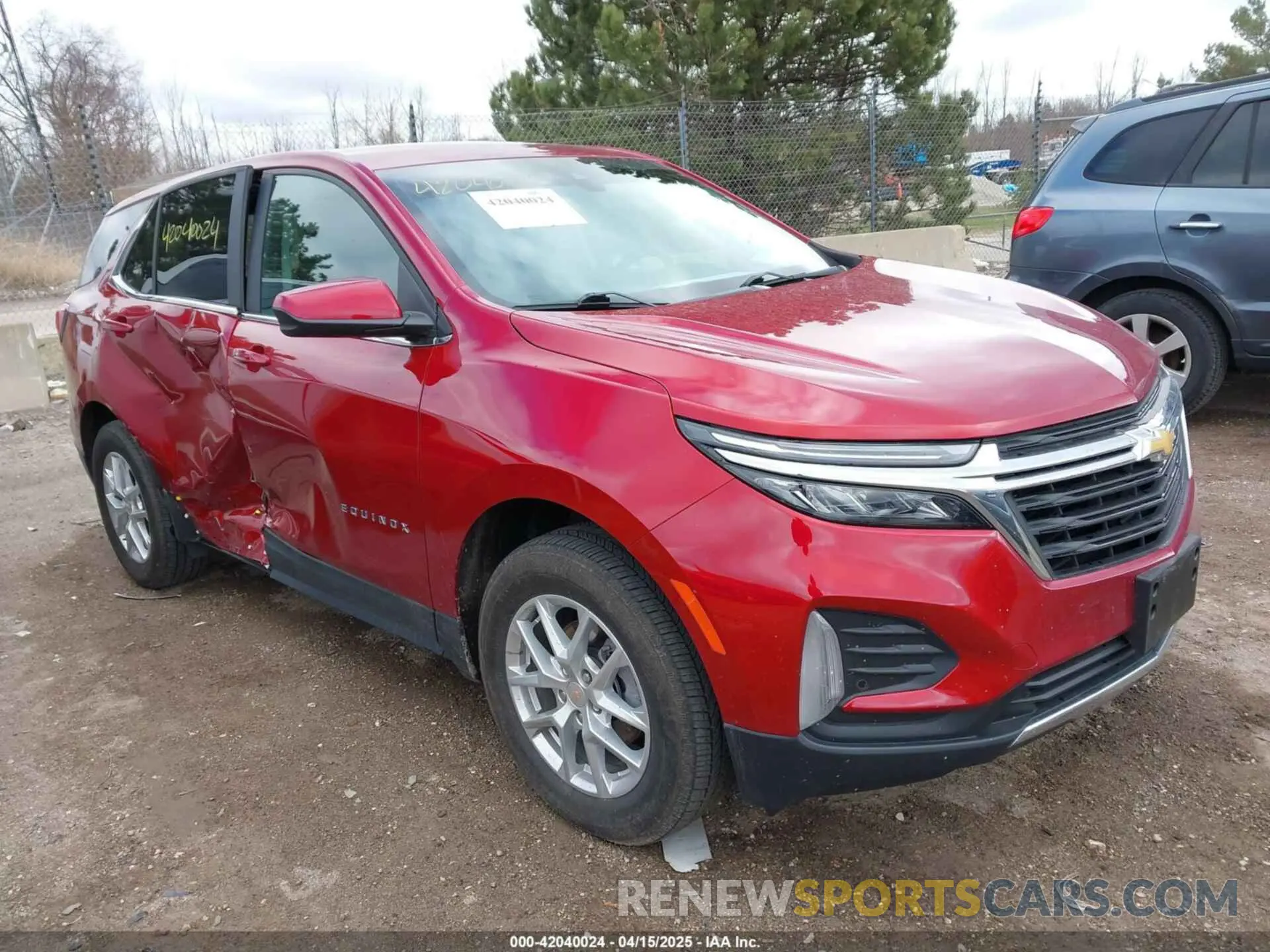 1 fotografías del automóvil dañado 3GNAXUEV0NL178536 CHEVROLET EQUINOX 2022