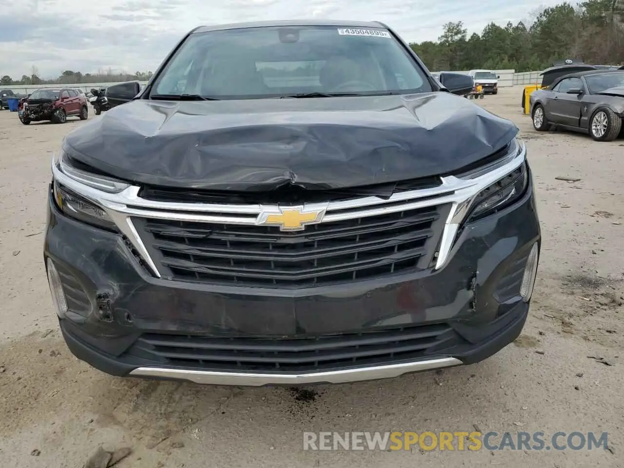 5 fotografías del automóvil dañado 3GNAXUEV0NL206206 CHEVROLET EQUINOX 2022