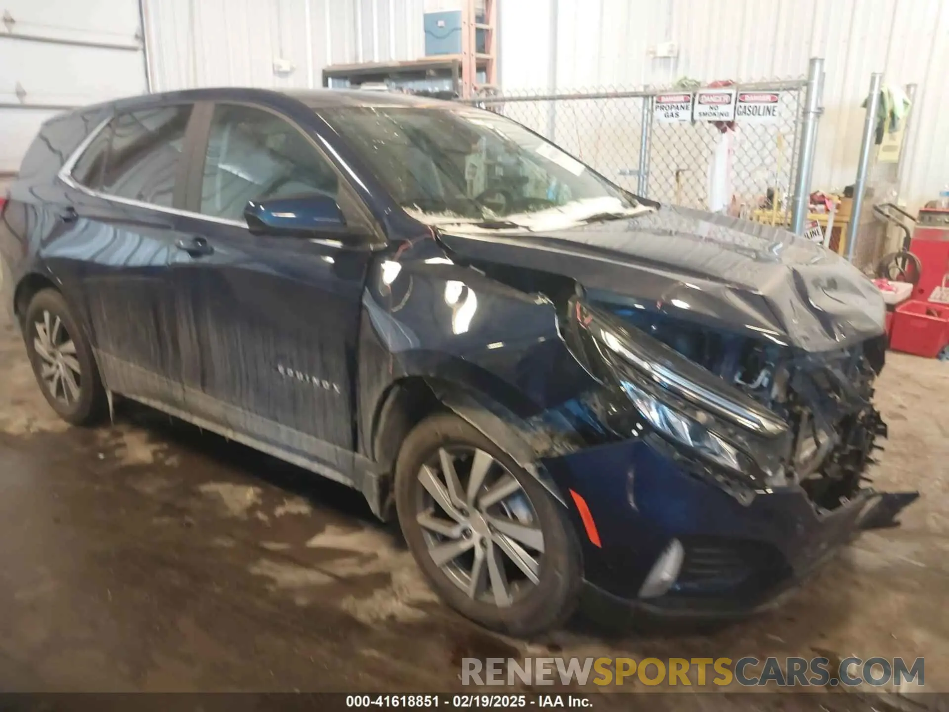 1 fotografías del automóvil dañado 3GNAXUEV0NL243028 CHEVROLET EQUINOX 2022