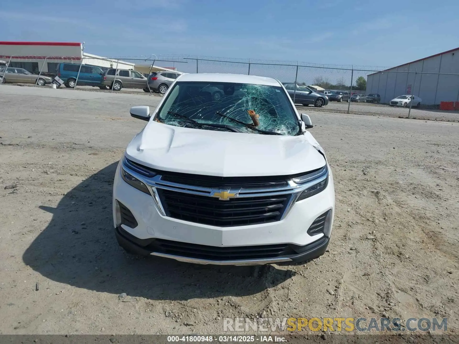 6 fotografías del automóvil dañado 3GNAXUEV0NL245247 CHEVROLET EQUINOX 2022