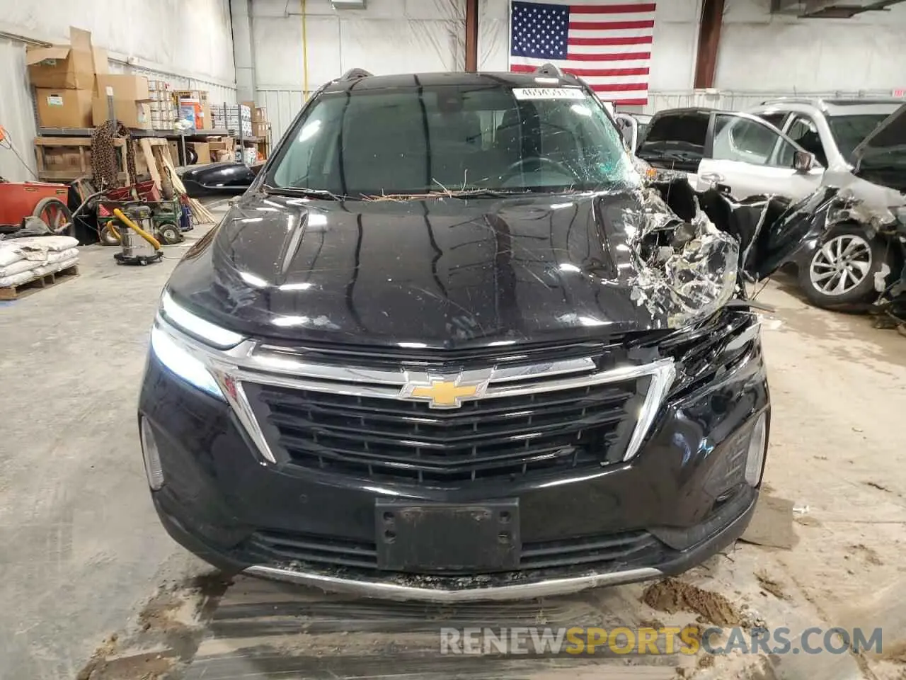 5 fotografías del automóvil dañado 3GNAXUEV0NL294495 CHEVROLET EQUINOX 2022