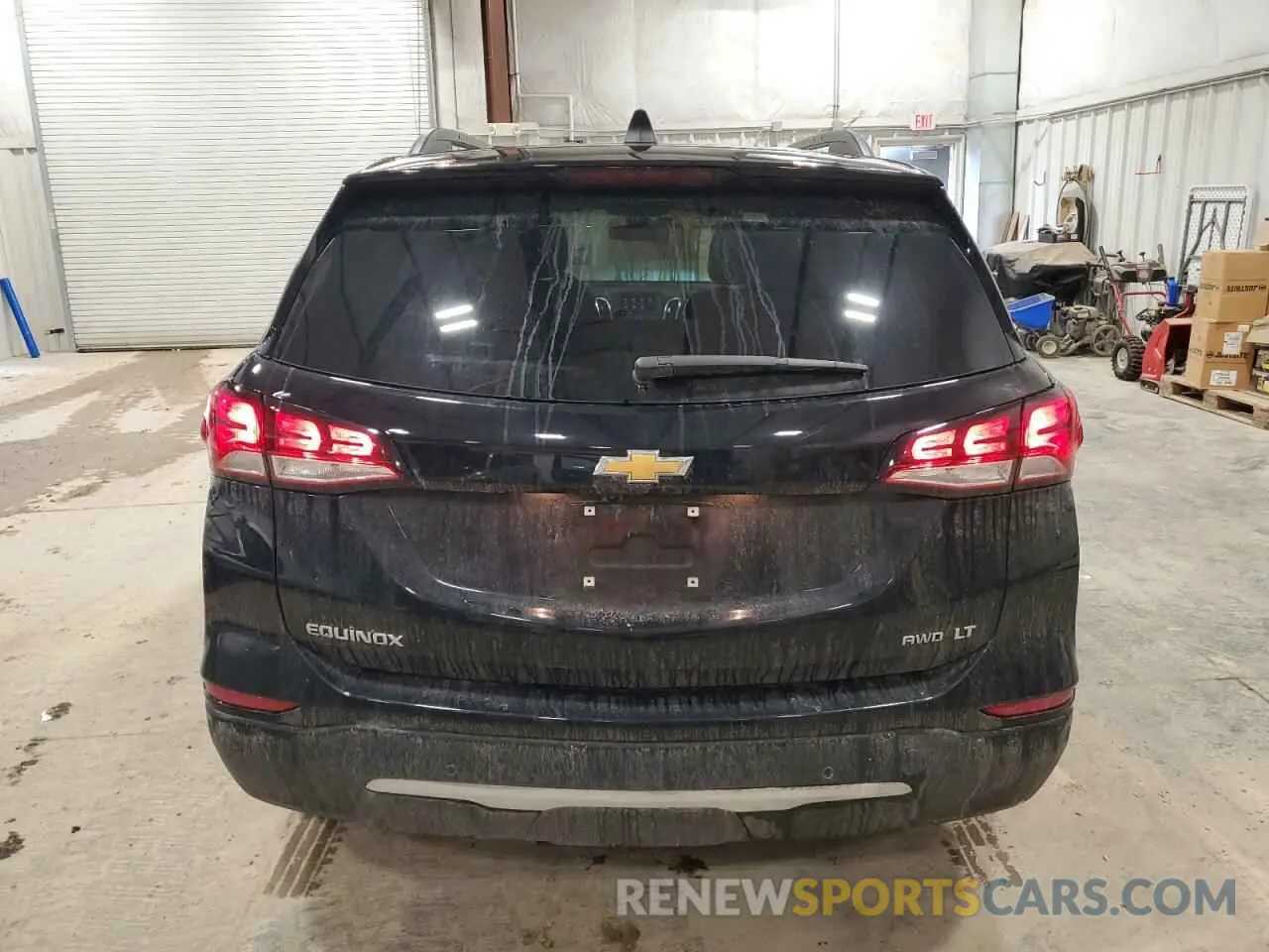 6 fotografías del automóvil dañado 3GNAXUEV0NL294495 CHEVROLET EQUINOX 2022