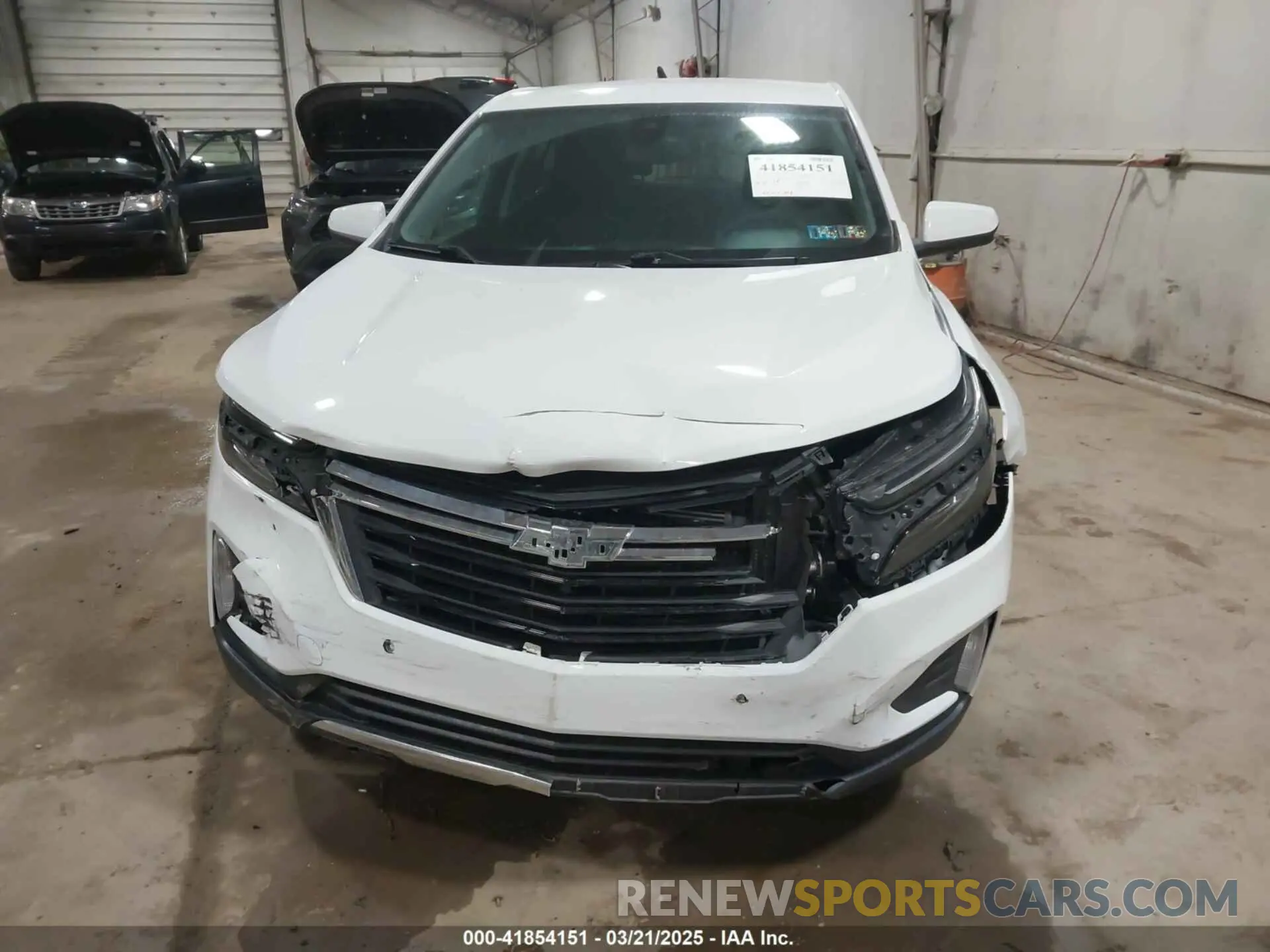 12 fotografías del automóvil dañado 3GNAXUEV0NS222198 CHEVROLET EQUINOX 2022