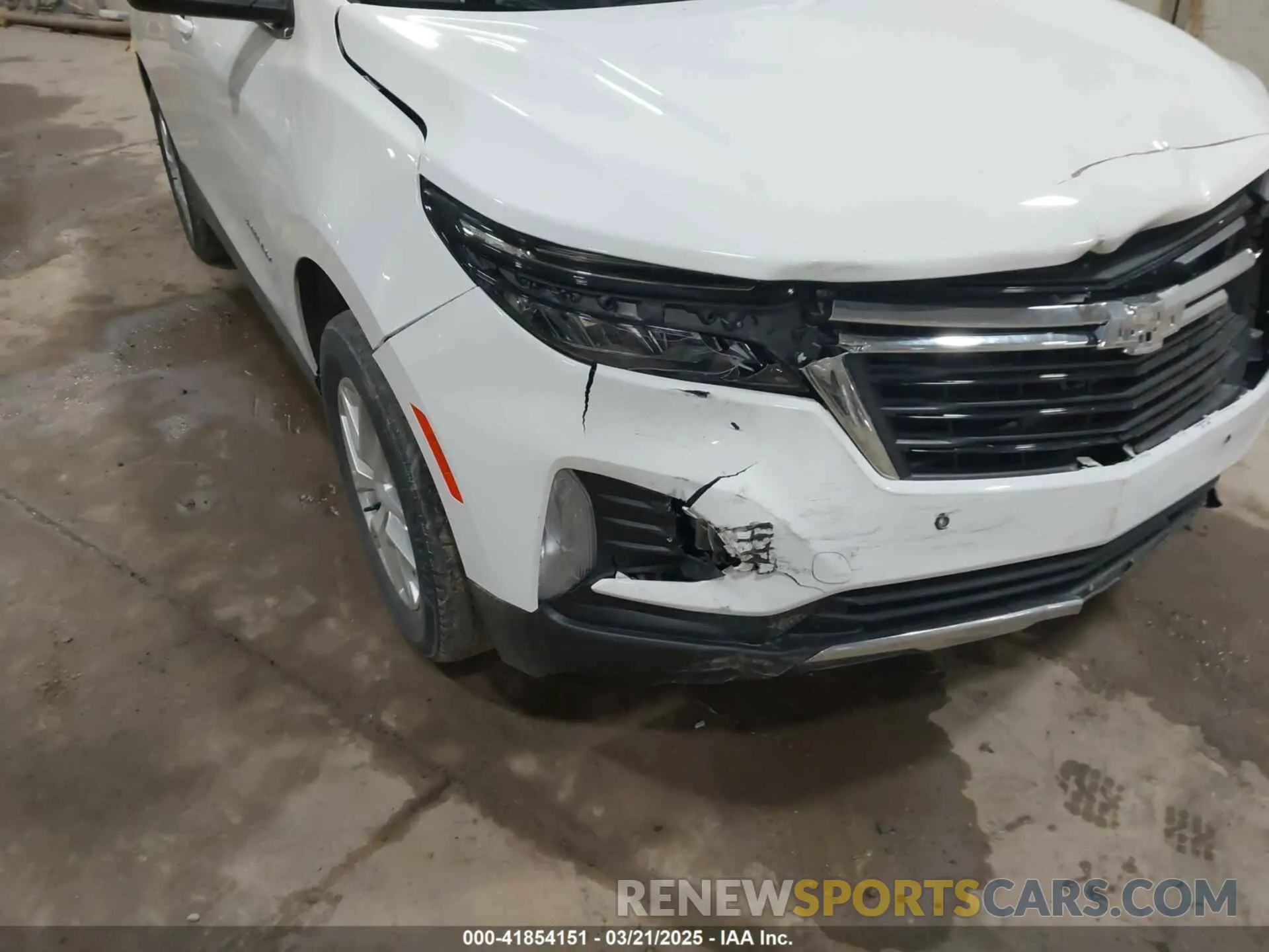 18 fotografías del automóvil dañado 3GNAXUEV0NS222198 CHEVROLET EQUINOX 2022