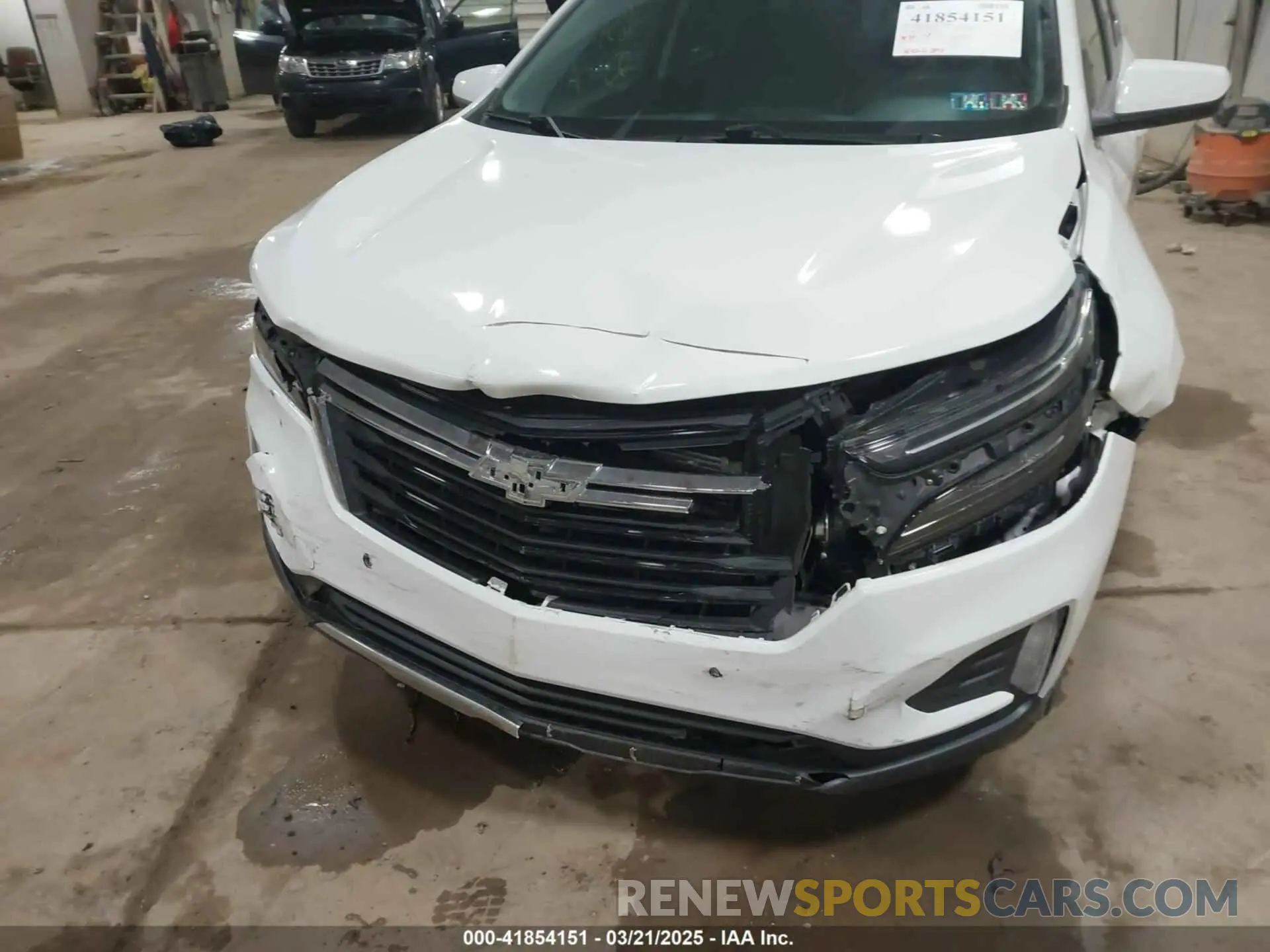6 fotografías del automóvil dañado 3GNAXUEV0NS222198 CHEVROLET EQUINOX 2022
