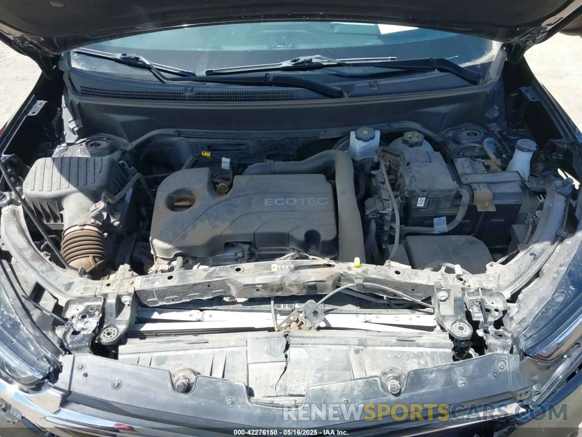 10 fotografías del automóvil dañado 3GNAXUEV1NL108771 CHEVROLET EQUINOX 2022