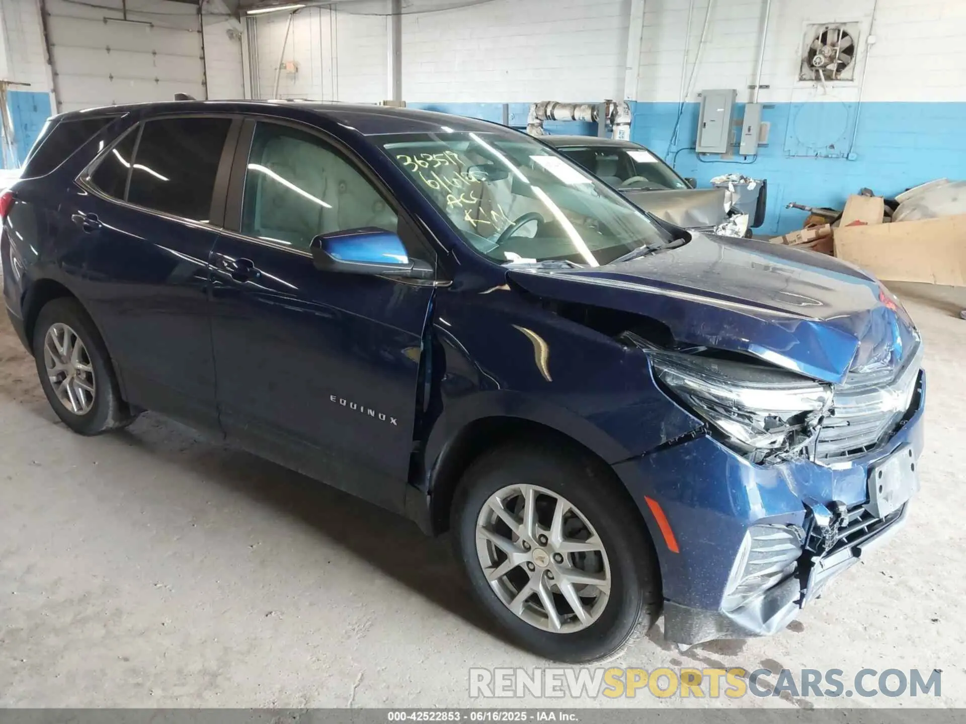 1 fotografías del automóvil dañado 3GNAXUEV1NL289211 CHEVROLET EQUINOX 2022