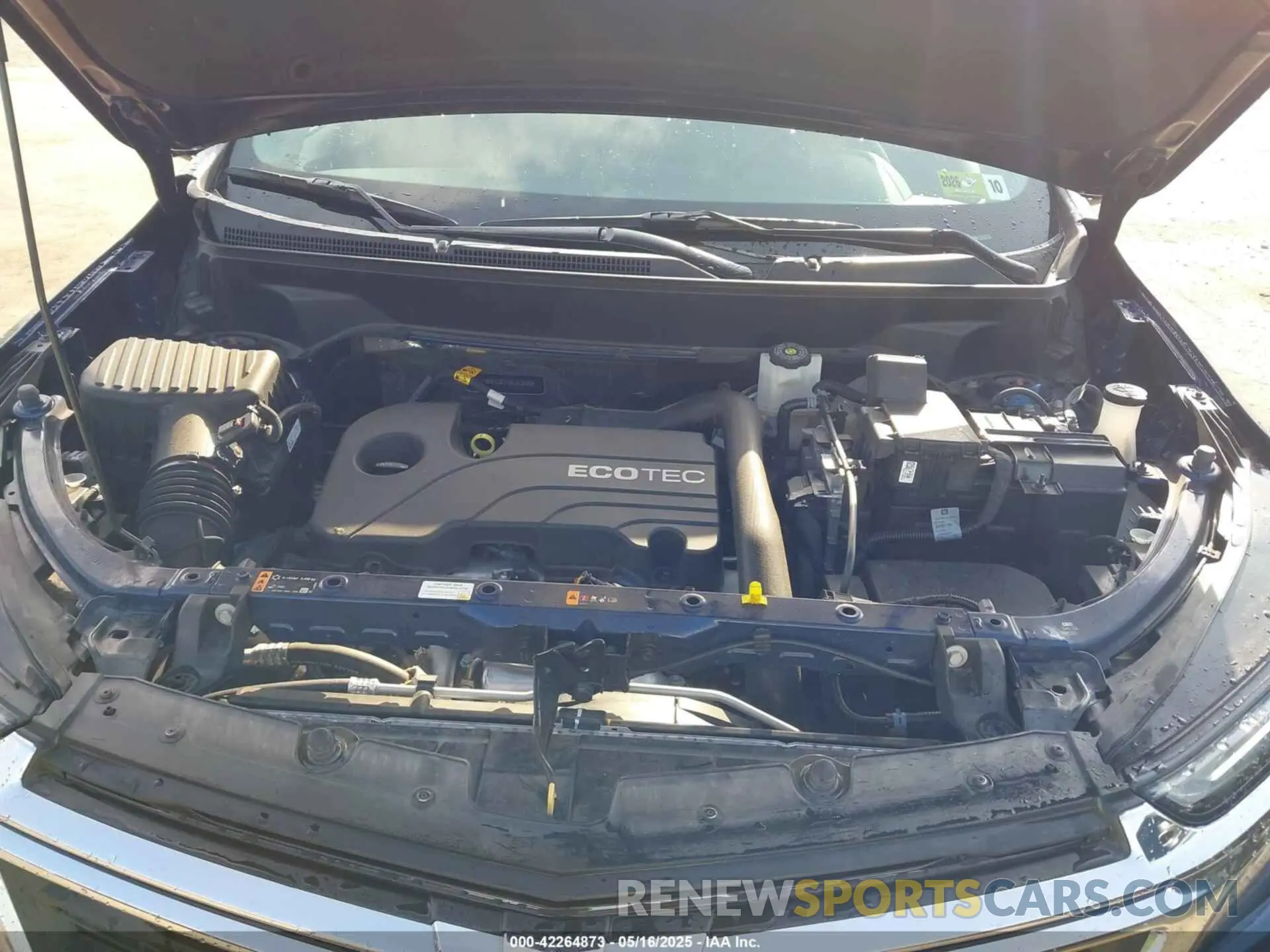 10 fotografías del automóvil dañado 3GNAXUEV1NL313538 CHEVROLET EQUINOX 2022