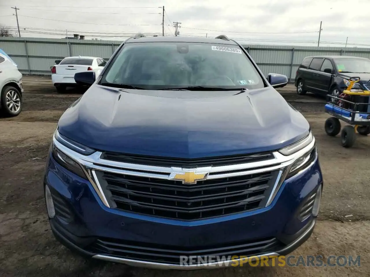 5 fotografías del automóvil dañado 3GNAXUEV1NS204261 CHEVROLET EQUINOX 2022