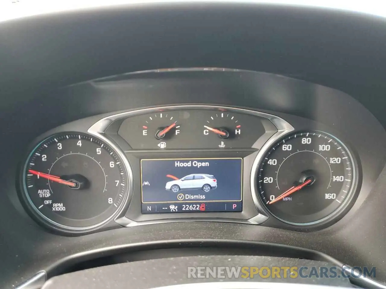 9 fotografías del automóvil dañado 3GNAXUEV1NS204261 CHEVROLET EQUINOX 2022