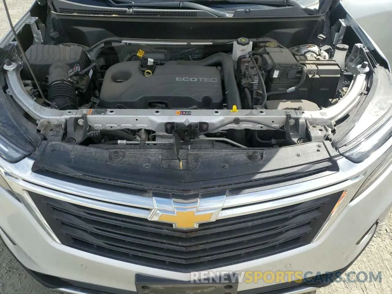 11 fotografías del automóvil dañado 3GNAXUEV2NL115986 CHEVROLET EQUINOX 2022