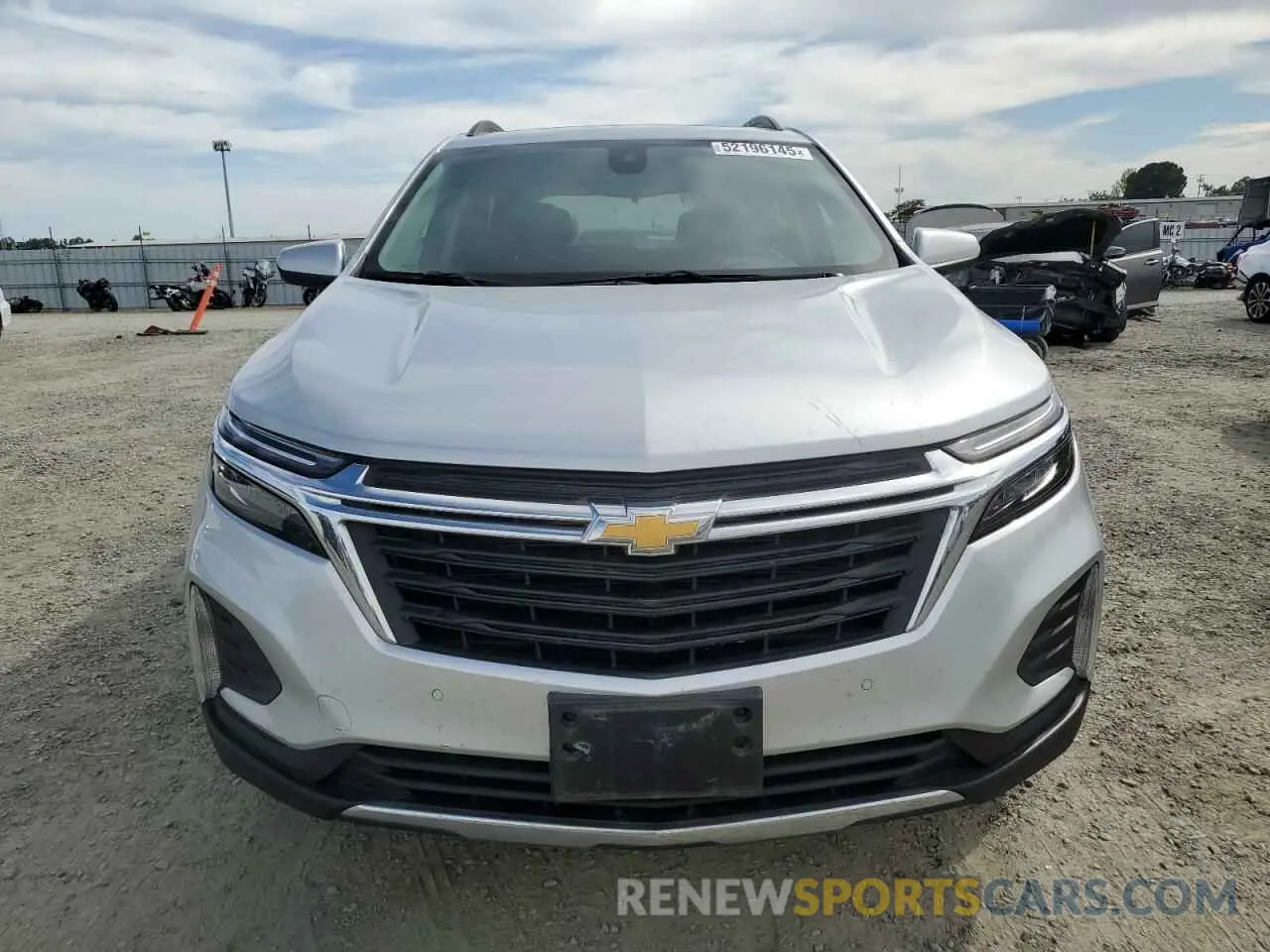 5 fotografías del automóvil dañado 3GNAXUEV2NL115986 CHEVROLET EQUINOX 2022