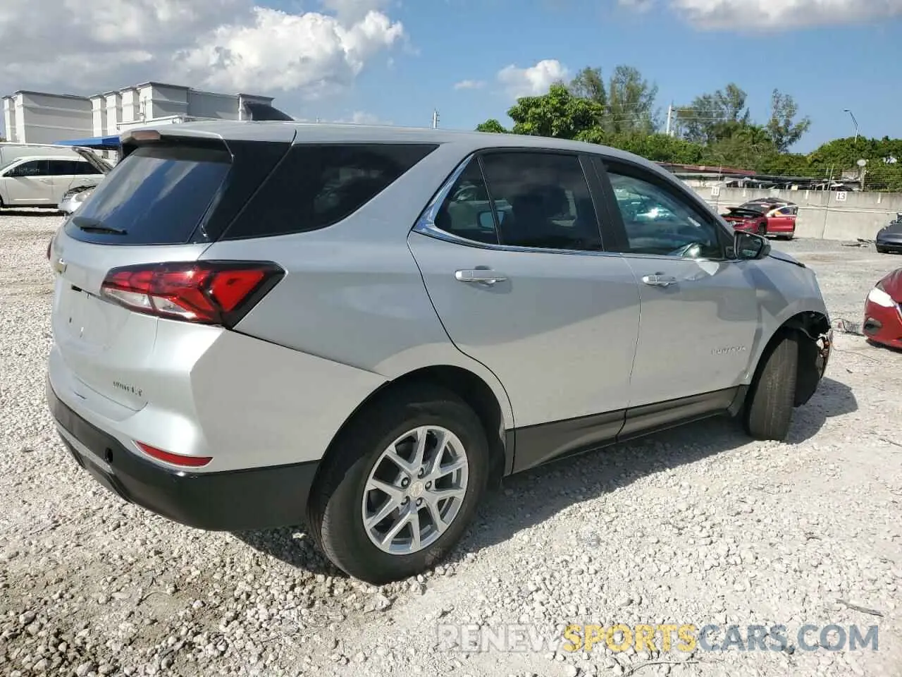 3 fotografías del automóvil dañado 3GNAXUEV3NL199834 CHEVROLET EQUINOX 2022