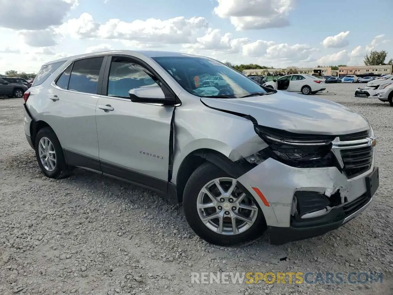 4 fotografías del automóvil dañado 3GNAXUEV3NL199834 CHEVROLET EQUINOX 2022