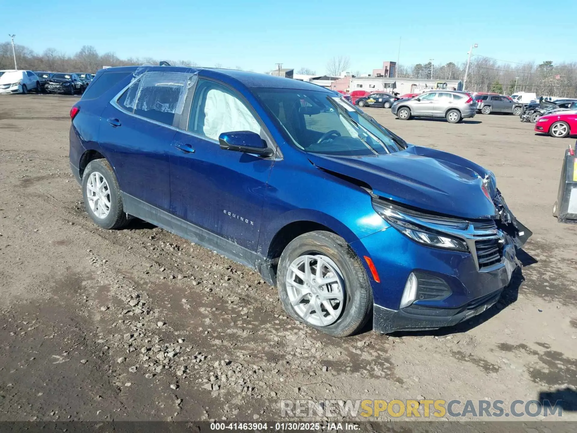 1 fotografías del automóvil dañado 3GNAXUEV3NL249289 CHEVROLET EQUINOX 2022