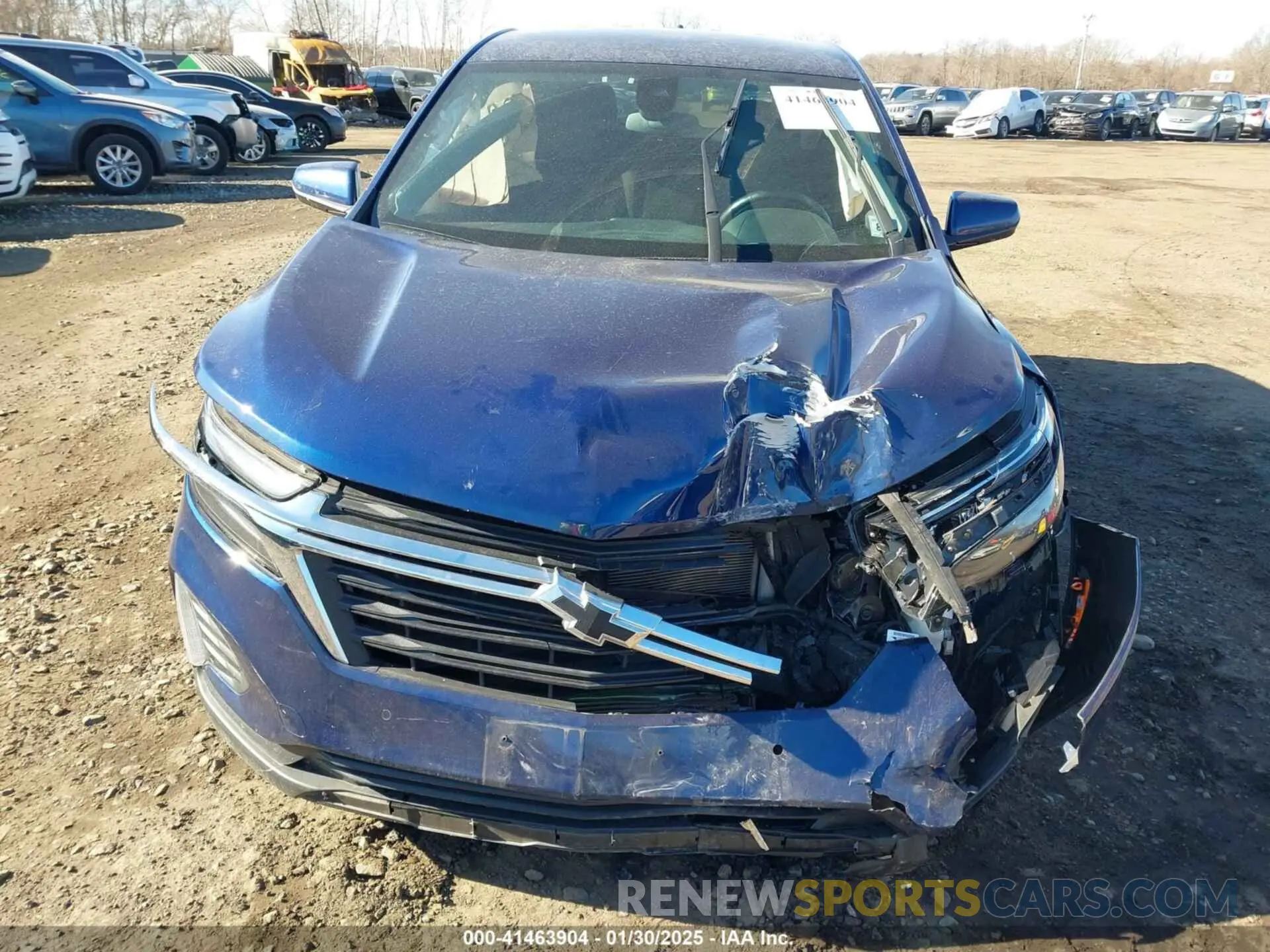 12 fotografías del automóvil dañado 3GNAXUEV3NL249289 CHEVROLET EQUINOX 2022