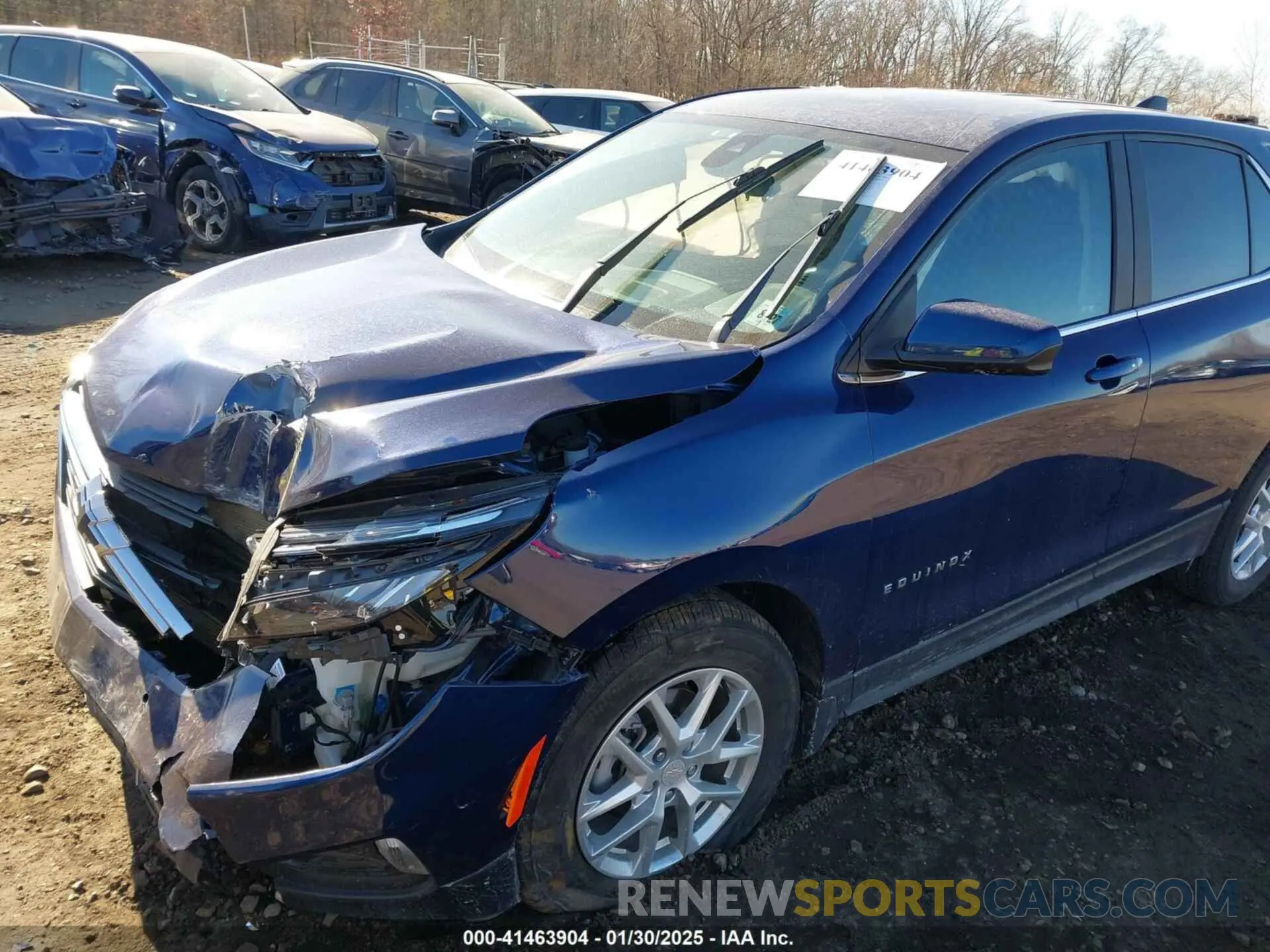 17 fotografías del automóvil dañado 3GNAXUEV3NL249289 CHEVROLET EQUINOX 2022