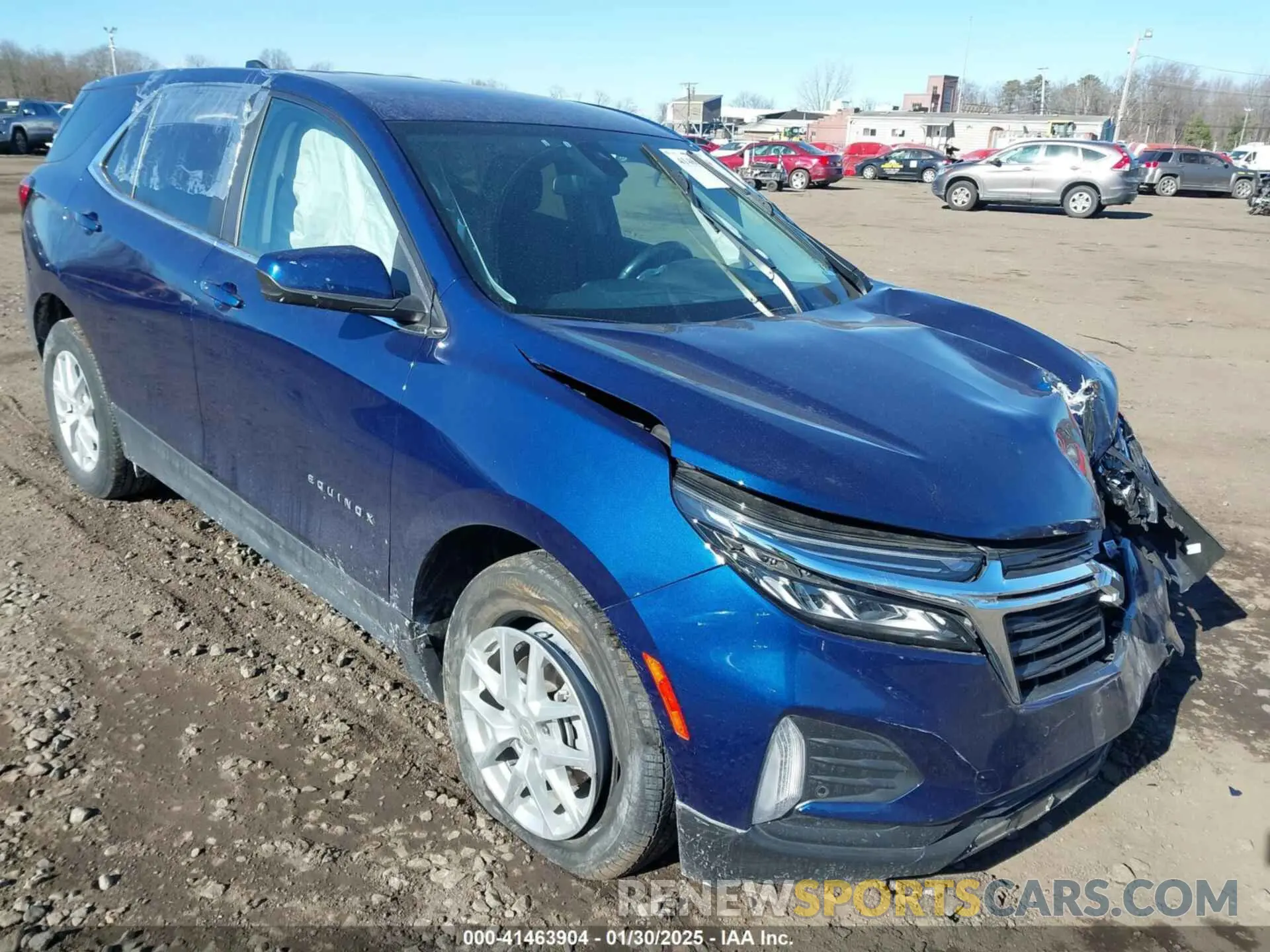 18 fotografías del automóvil dañado 3GNAXUEV3NL249289 CHEVROLET EQUINOX 2022