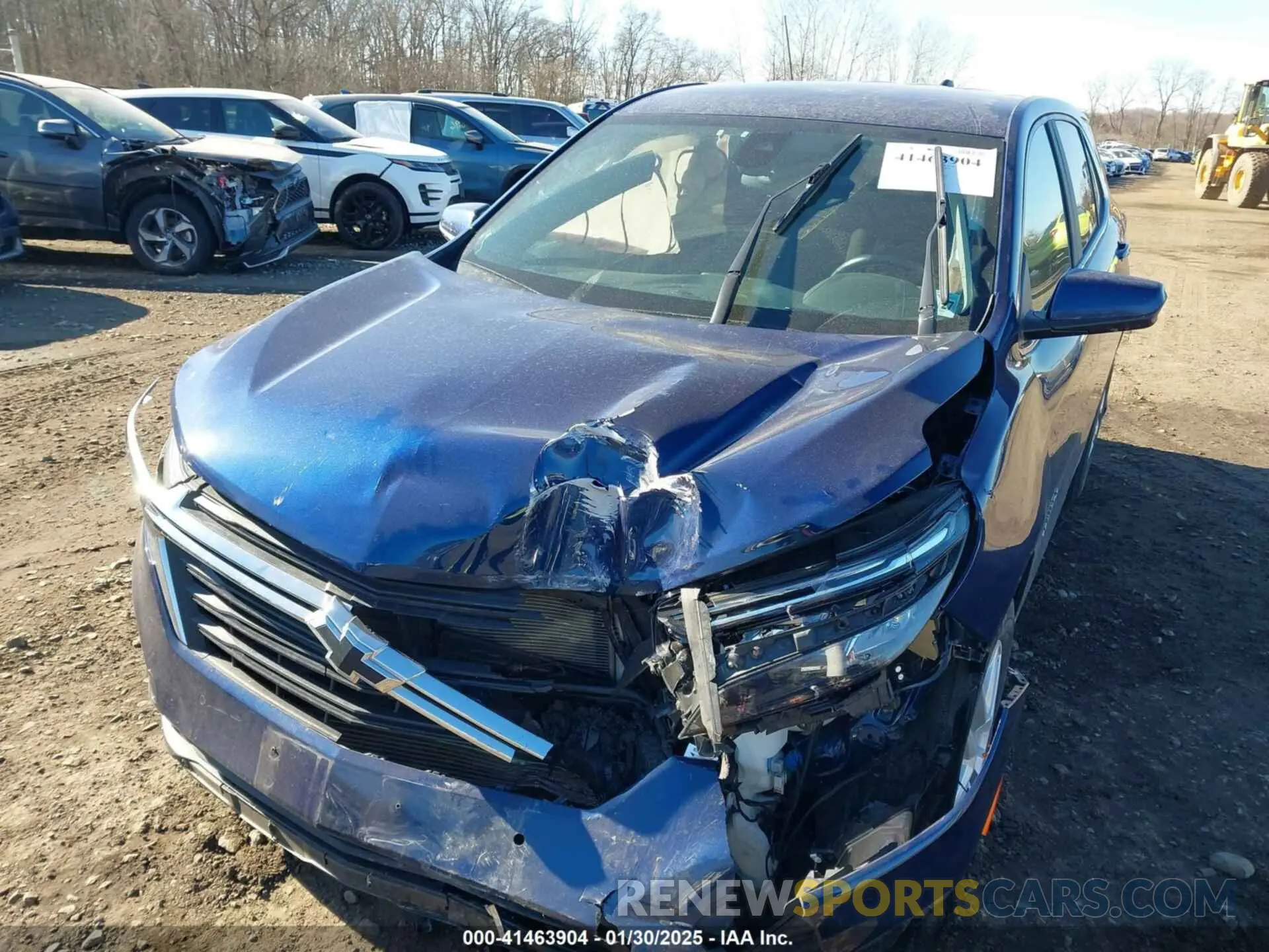 6 fotografías del automóvil dañado 3GNAXUEV3NL249289 CHEVROLET EQUINOX 2022