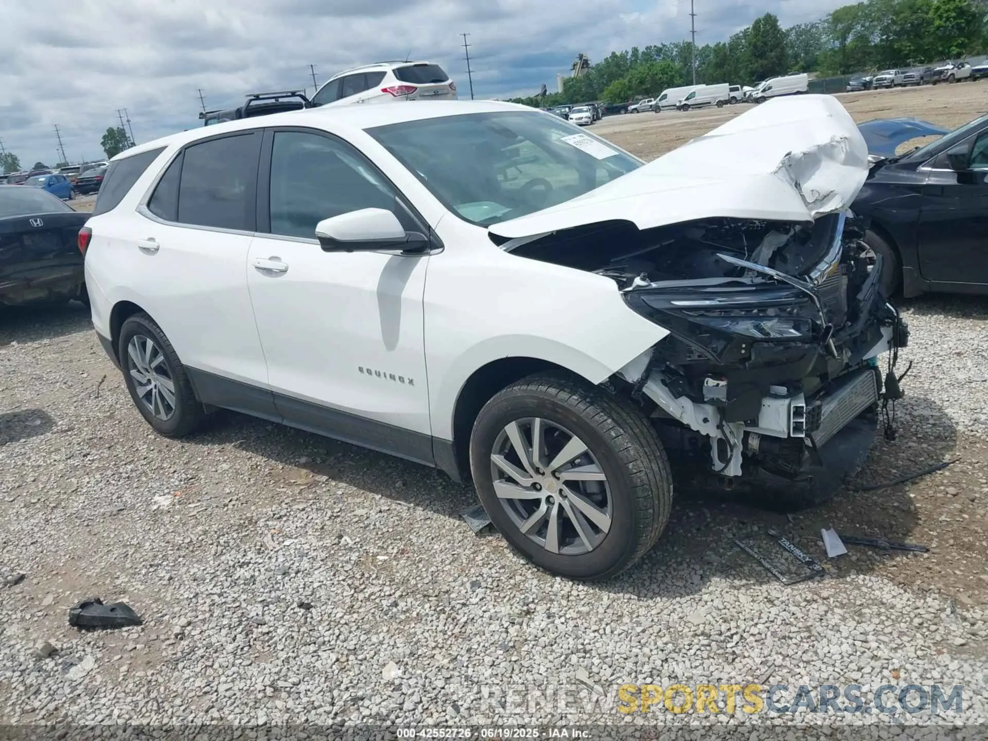 1 fotografías del automóvil dañado 3GNAXUEV3NL255366 CHEVROLET EQUINOX 2022