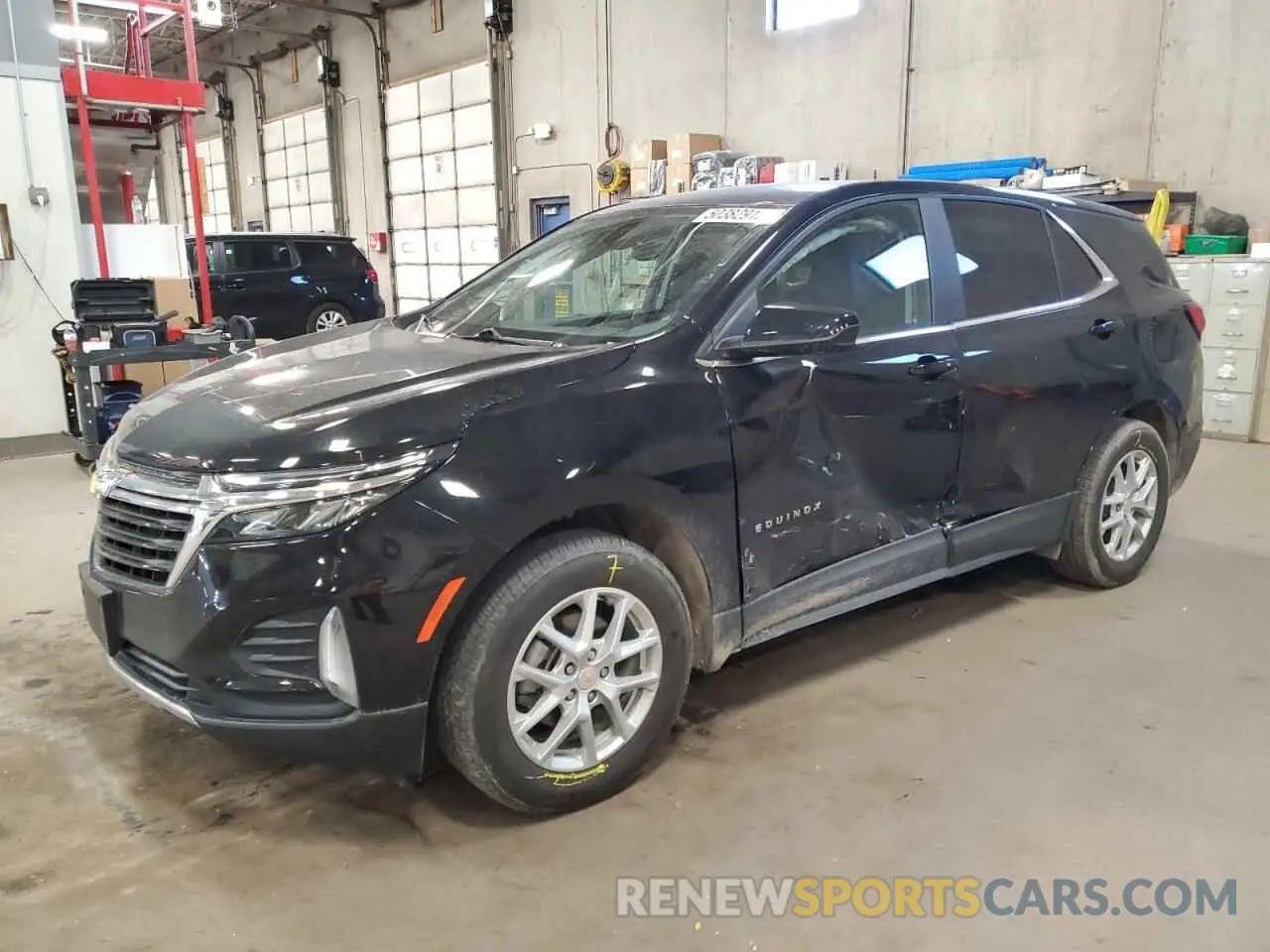 1 fotografías del automóvil dañado 3GNAXUEV3NL285953 CHEVROLET EQUINOX 2022