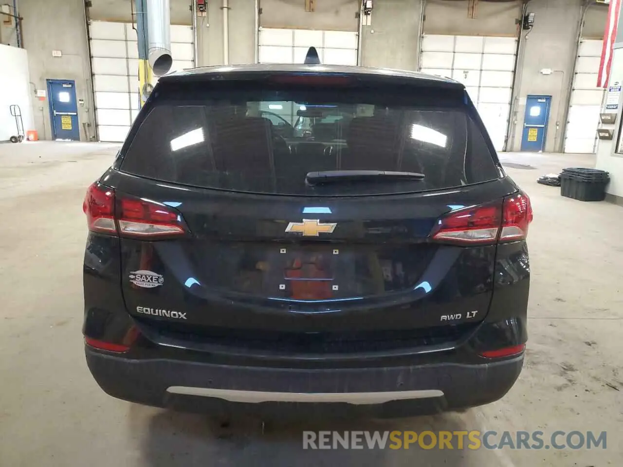 6 fotografías del automóvil dañado 3GNAXUEV3NL285953 CHEVROLET EQUINOX 2022