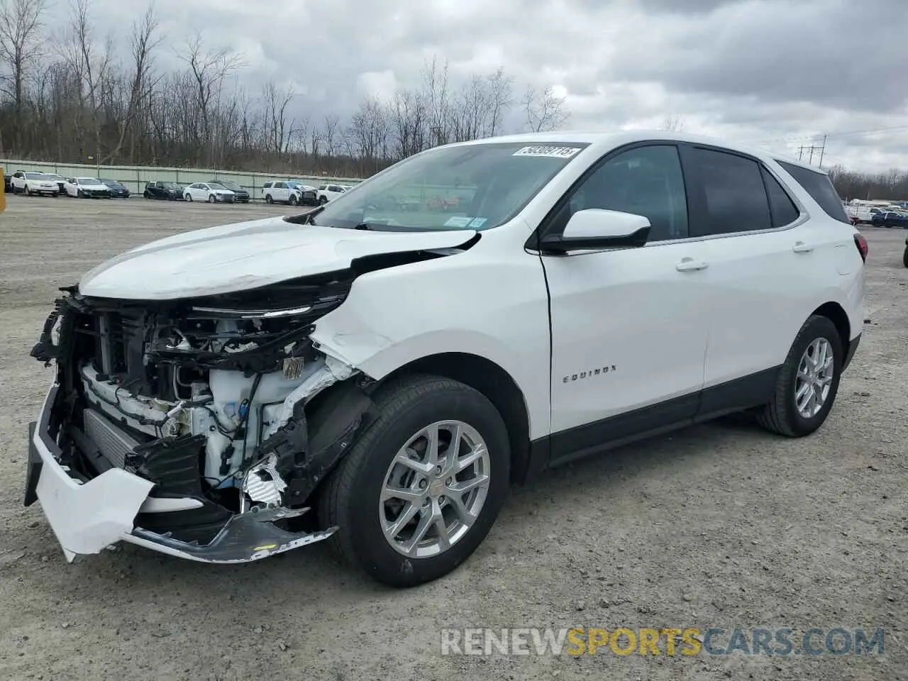 1 fotografías del automóvil dañado 3GNAXUEV3NS203273 CHEVROLET EQUINOX 2022