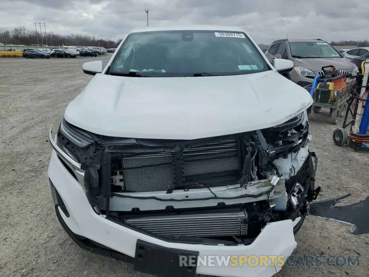 5 fotografías del automóvil dañado 3GNAXUEV3NS203273 CHEVROLET EQUINOX 2022