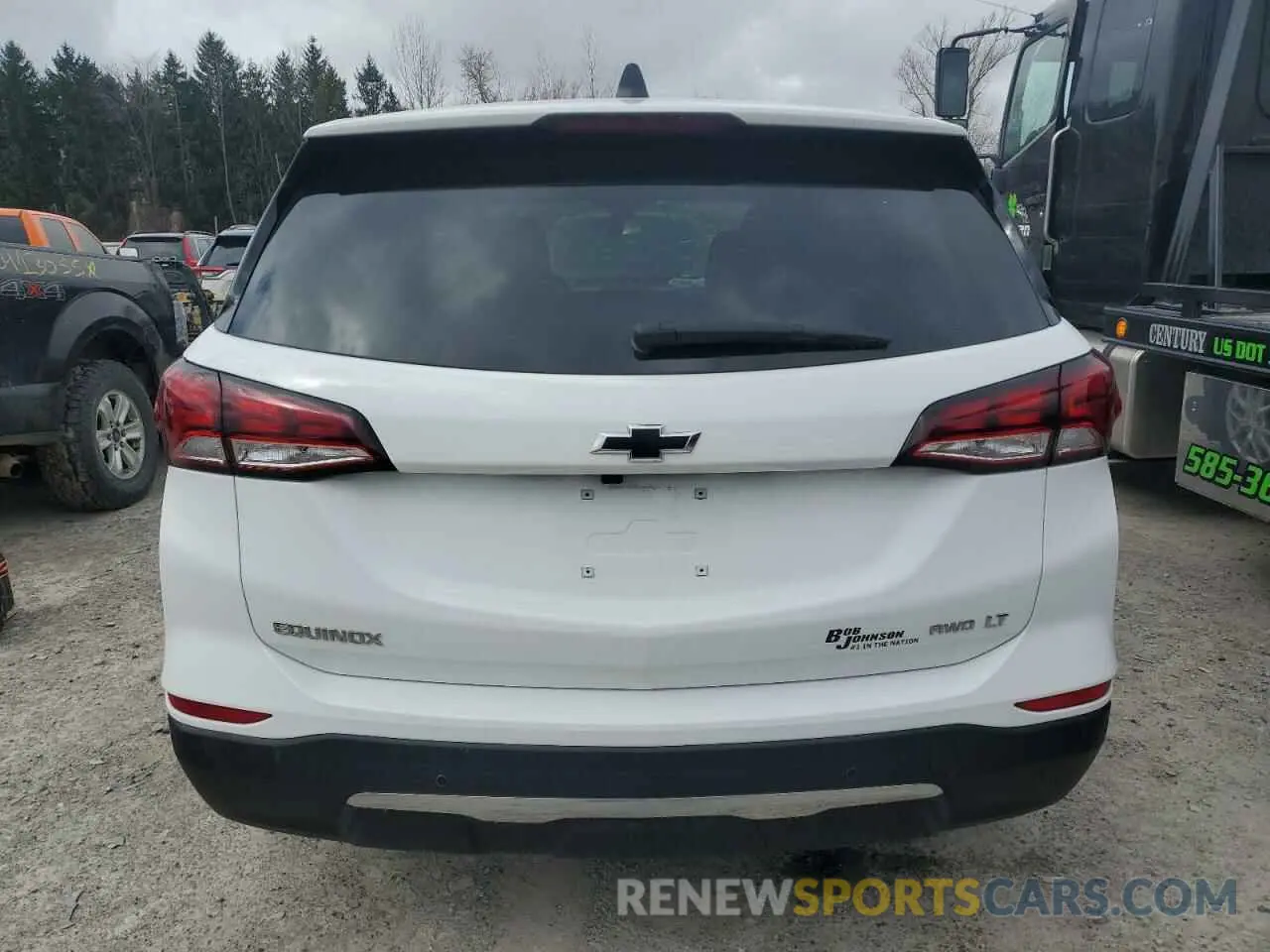 6 fotografías del automóvil dañado 3GNAXUEV3NS203273 CHEVROLET EQUINOX 2022