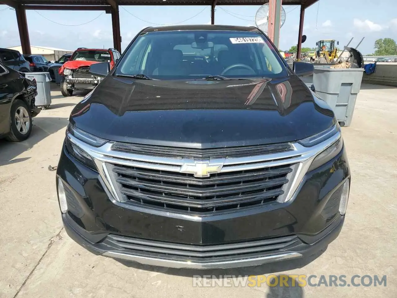 5 fotografías del automóvil dañado 3GNAXUEV4NL203082 CHEVROLET EQUINOX 2022