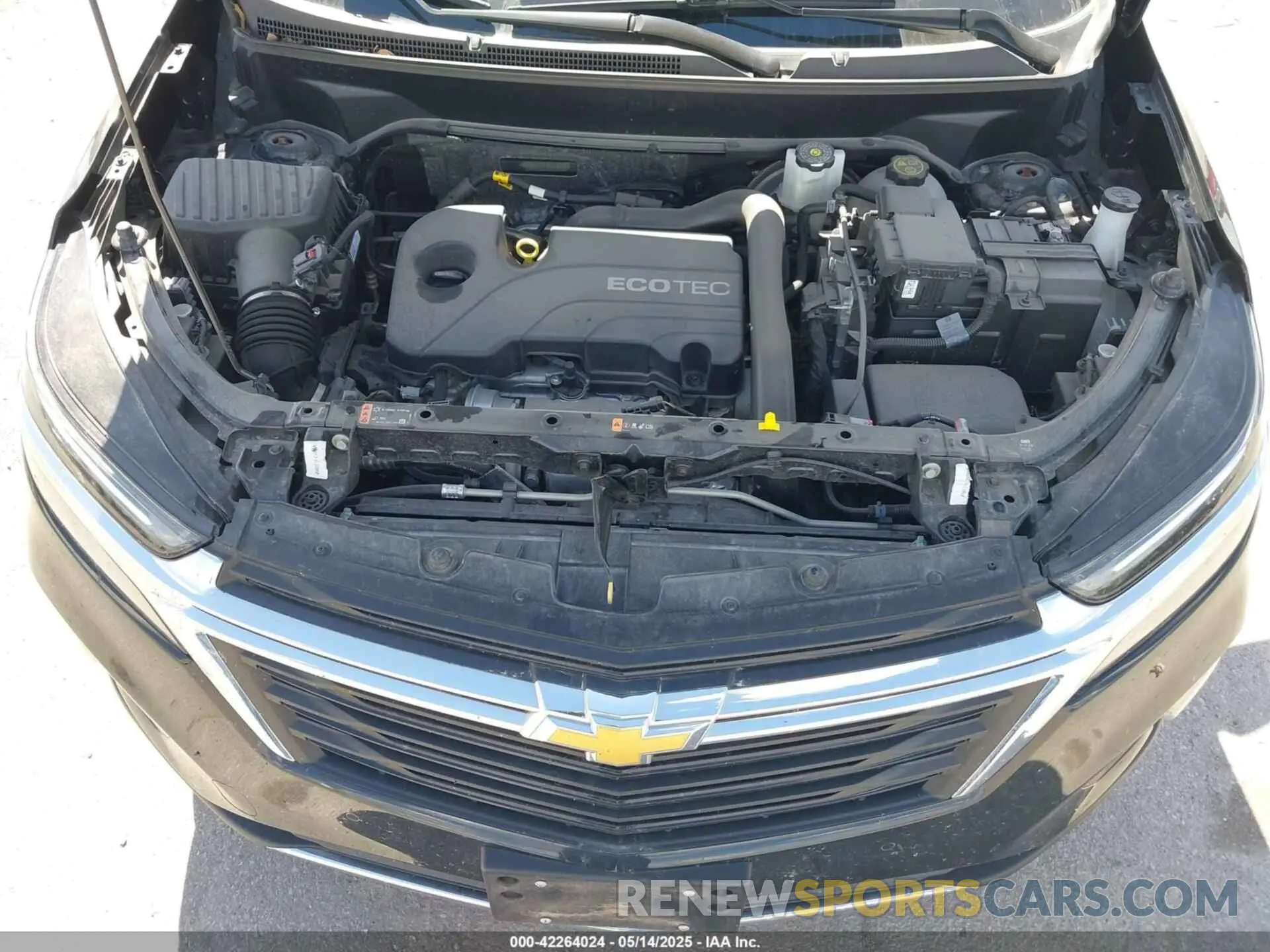 10 fotografías del automóvil dañado 3GNAXUEV4NL279174 CHEVROLET EQUINOX 2022