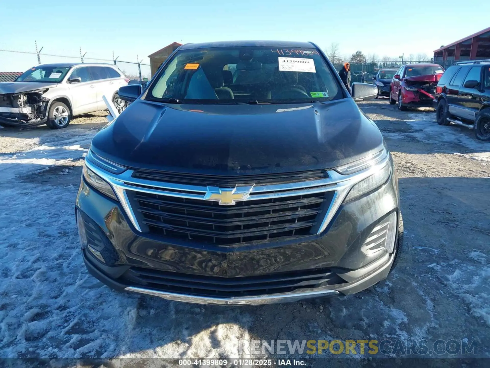 13 fotografías del automóvil dañado 3GNAXUEV4NL298078 CHEVROLET EQUINOX 2022
