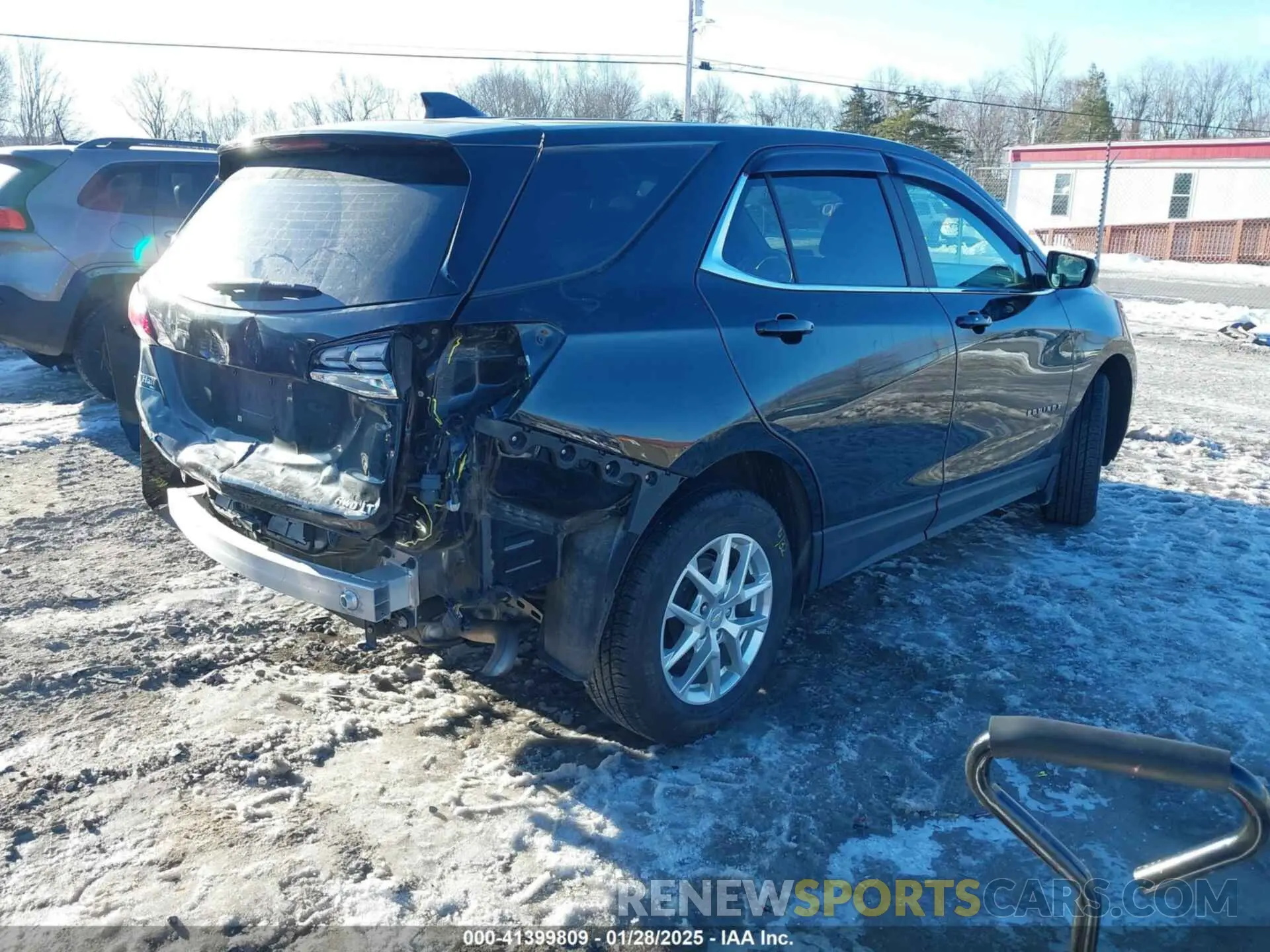 4 fotografías del automóvil dañado 3GNAXUEV4NL298078 CHEVROLET EQUINOX 2022