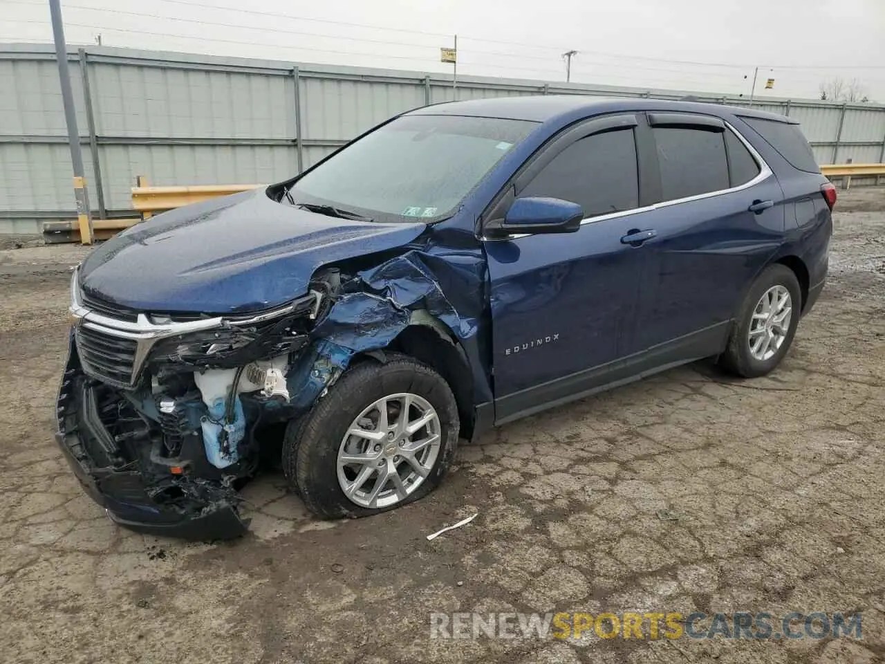 1 fotografías del automóvil dañado 3GNAXUEV4NS212192 CHEVROLET EQUINOX 2022