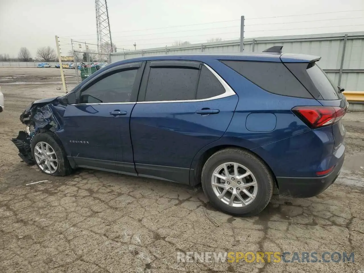 2 fotografías del automóvil dañado 3GNAXUEV4NS212192 CHEVROLET EQUINOX 2022