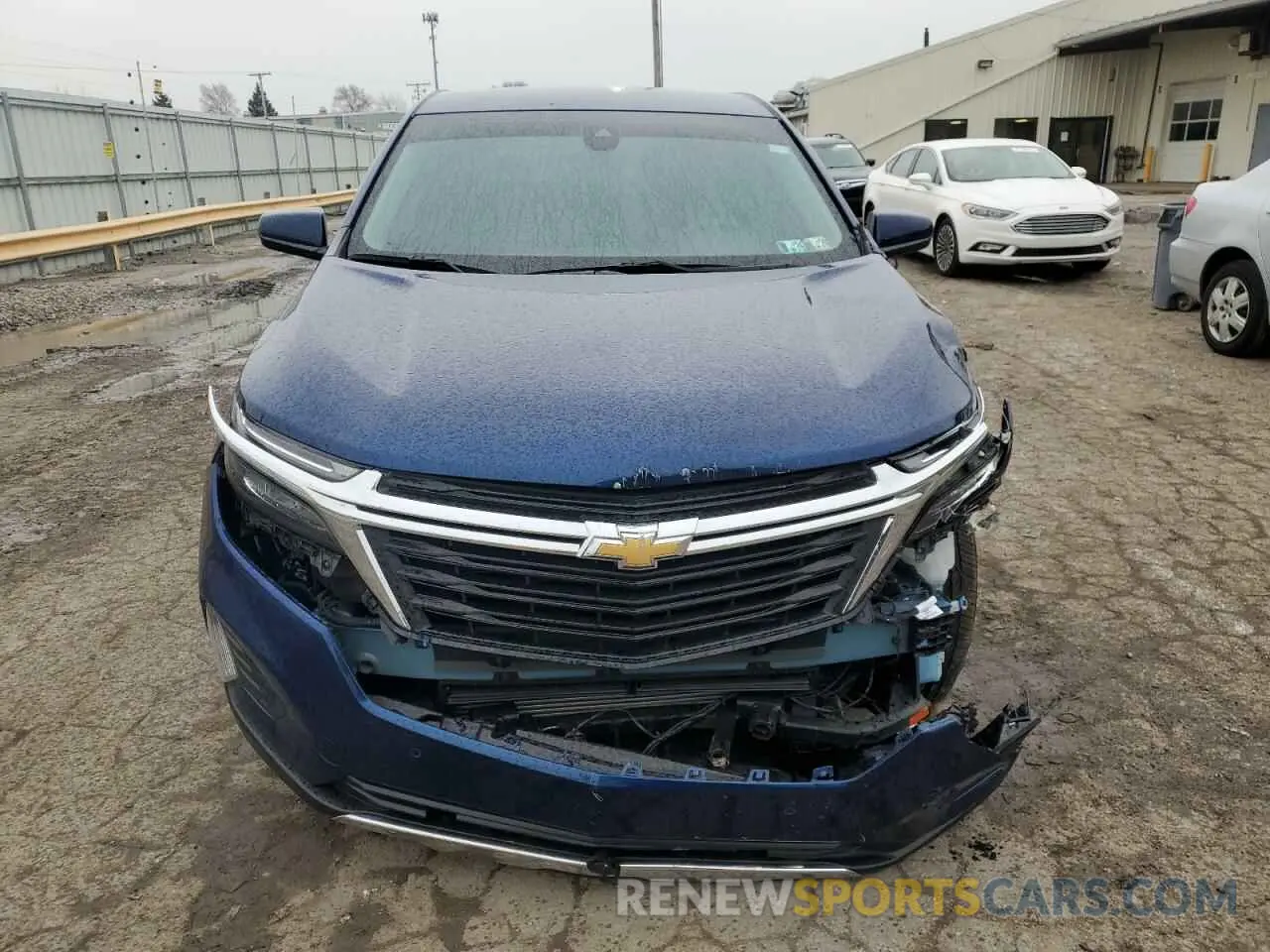5 fotografías del automóvil dañado 3GNAXUEV4NS212192 CHEVROLET EQUINOX 2022