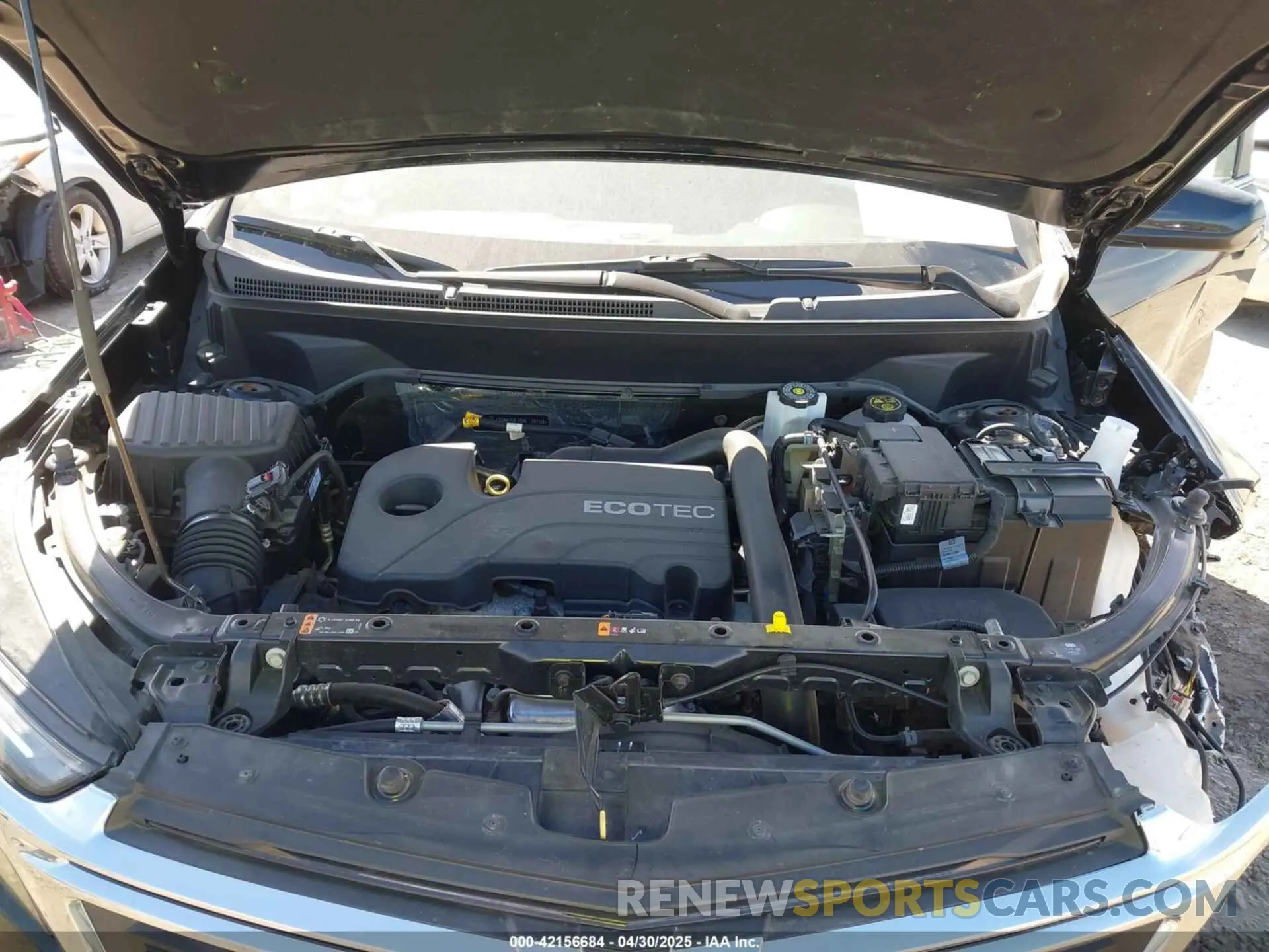 10 fotografías del automóvil dañado 3GNAXUEV5NL128103 CHEVROLET EQUINOX 2022