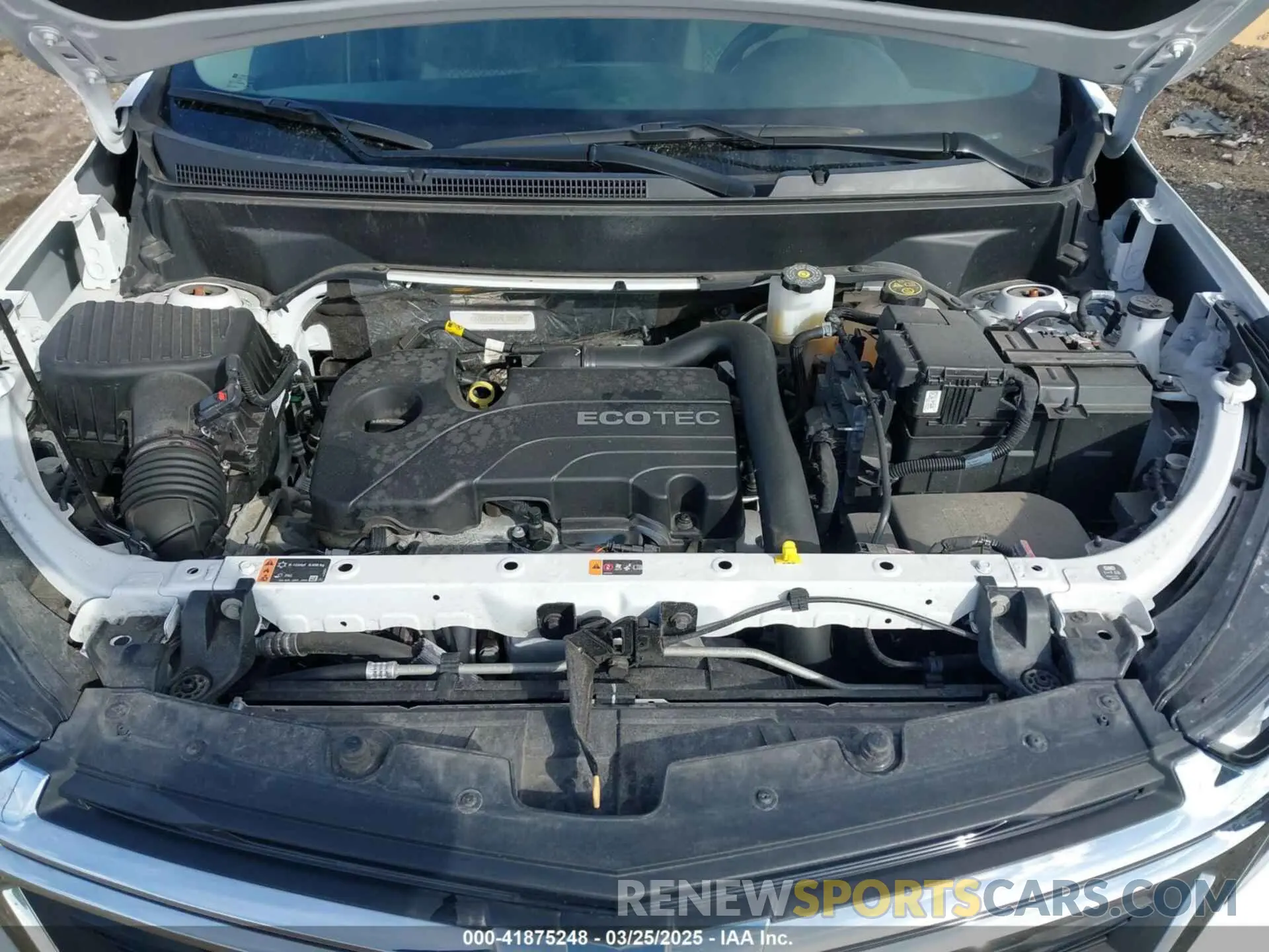 10 fotografías del automóvil dañado 3GNAXUEV5NL305278 CHEVROLET EQUINOX 2022