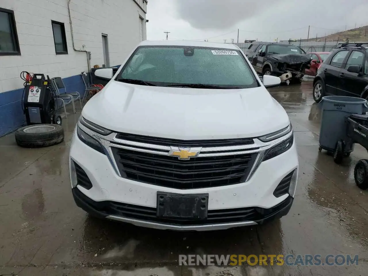 5 fotografías del automóvil dañado 3GNAXUEV5NS205638 CHEVROLET EQUINOX 2022