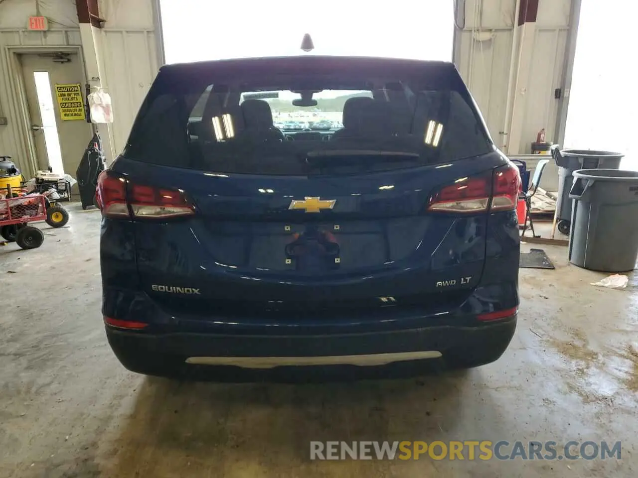 6 fotografías del automóvil dañado 3GNAXUEV6NL239937 CHEVROLET EQUINOX 2022