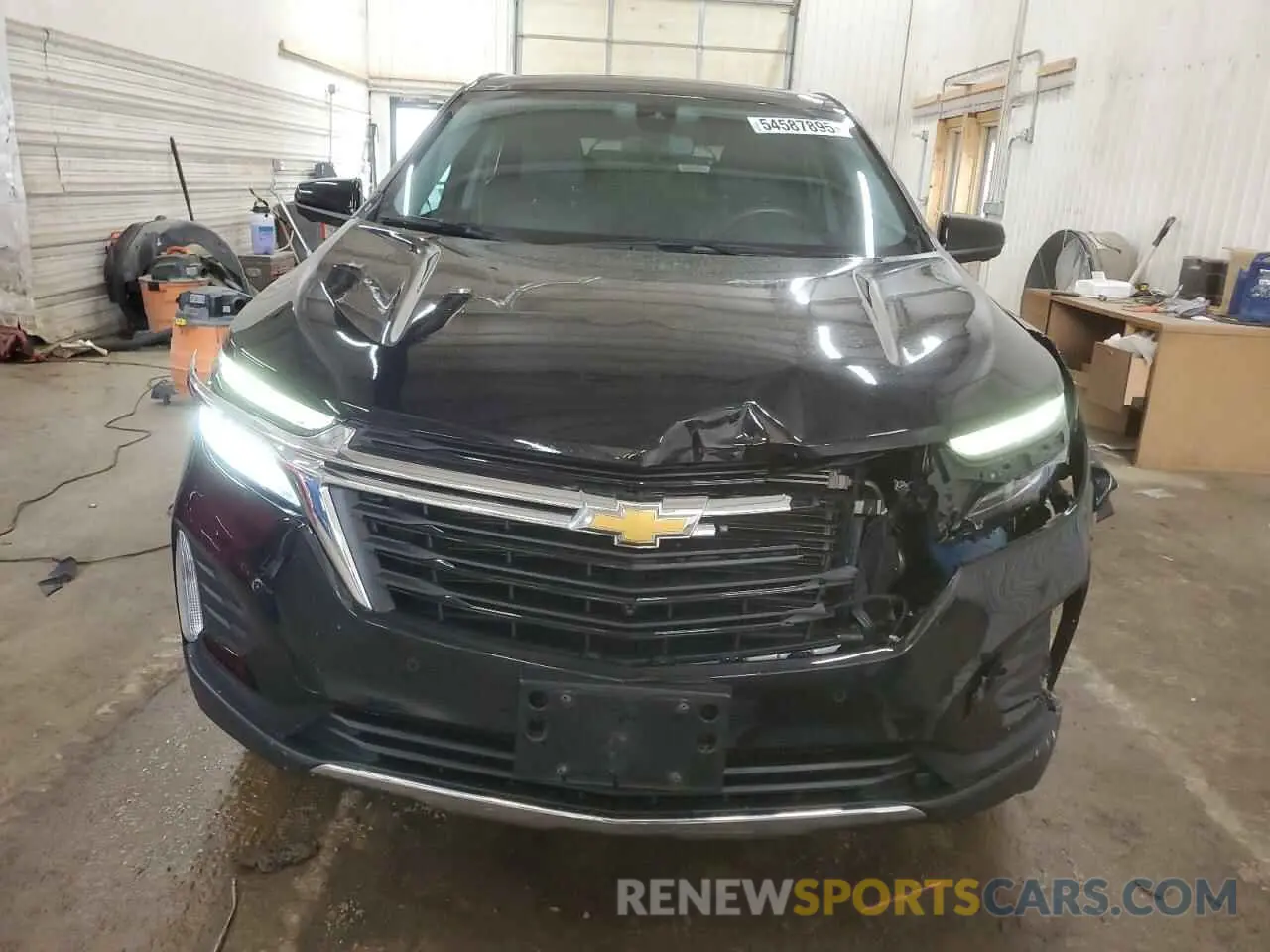 5 fotografías del automóvil dañado 3GNAXUEV6NL249562 CHEVROLET EQUINOX 2022